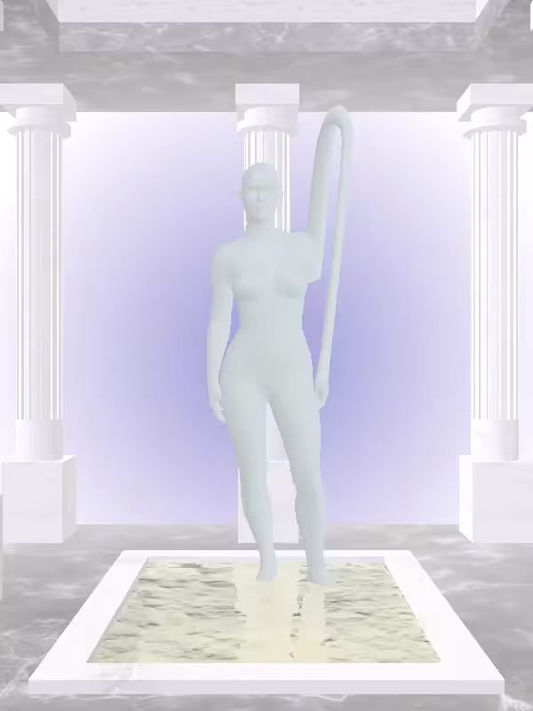 HeavenComputer: The Loser Matte Pale Green Woman #3229