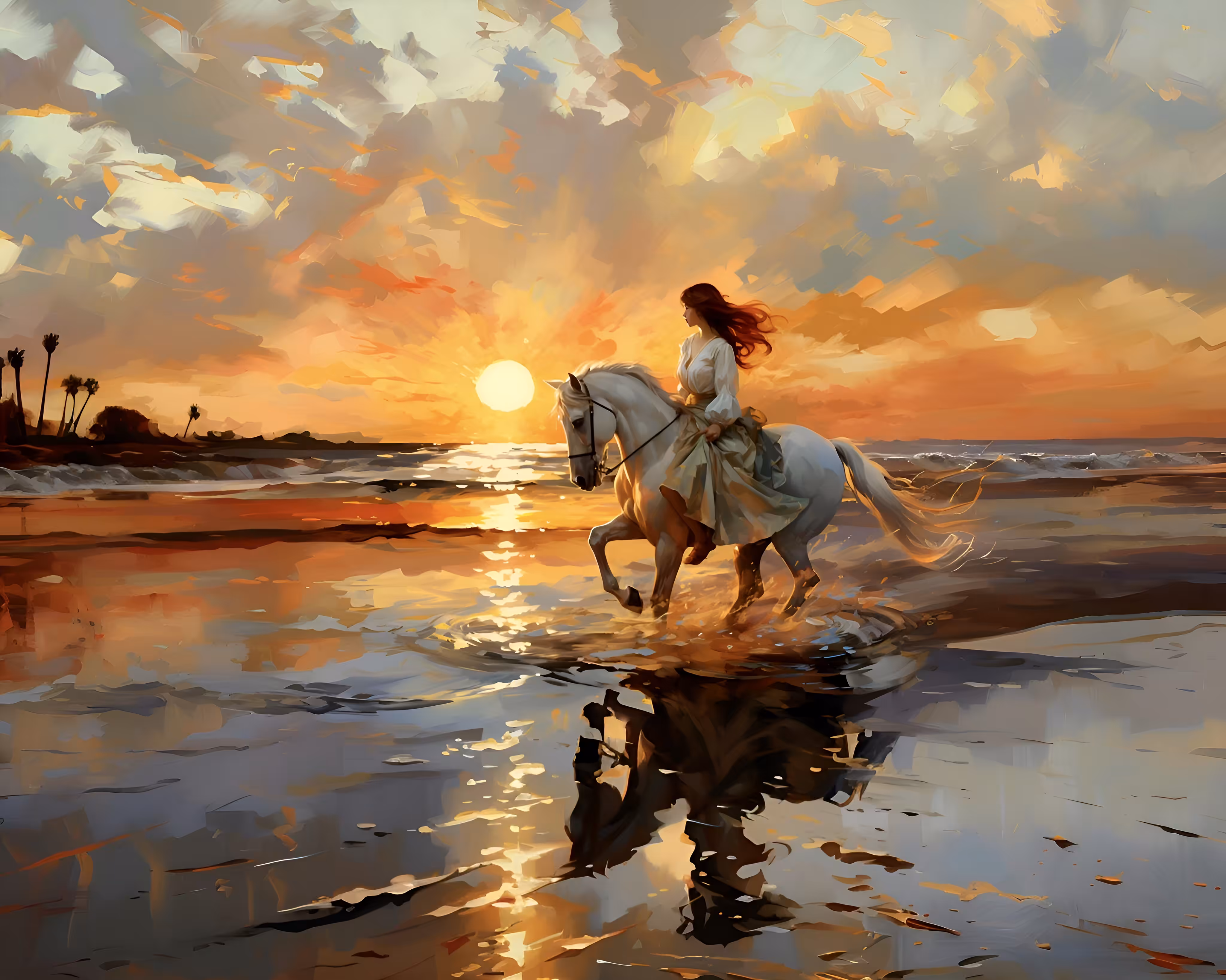 Ride on the beach 