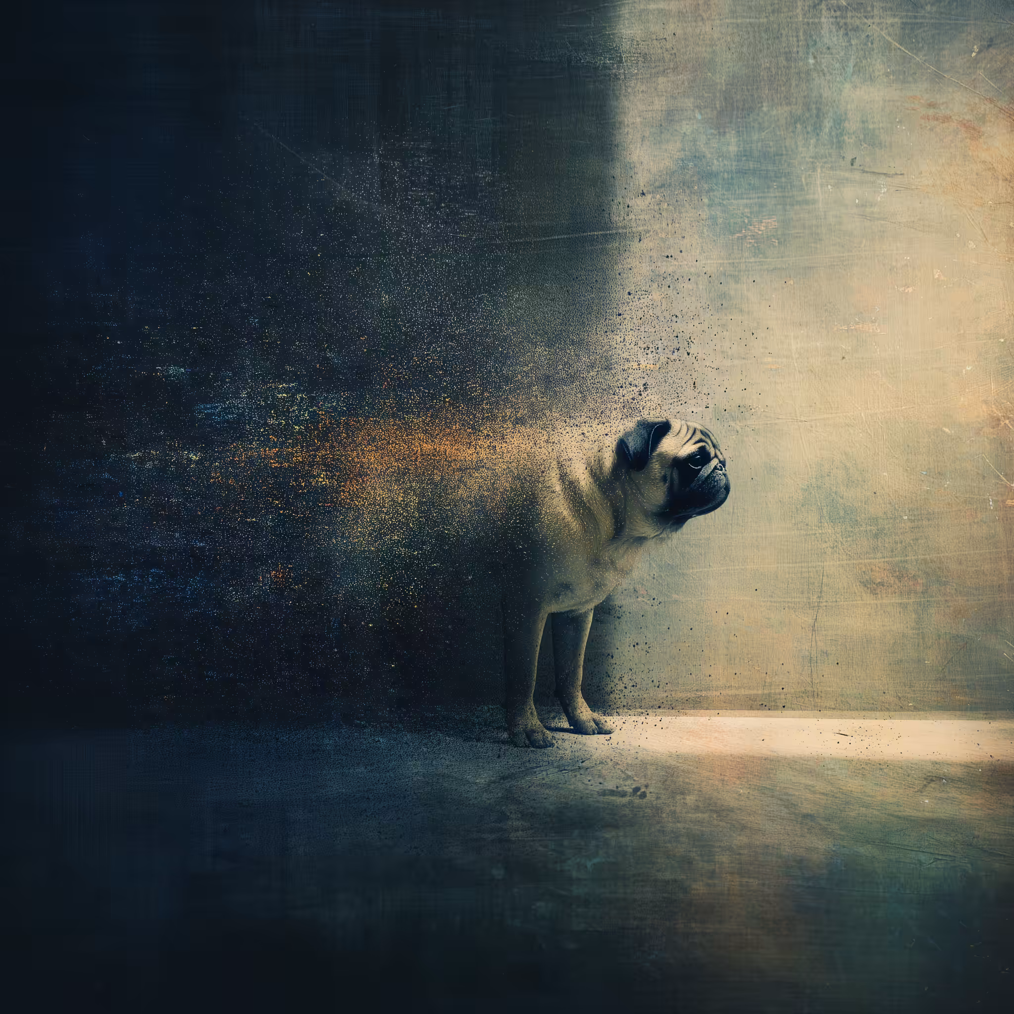 Grainy Pug #3
