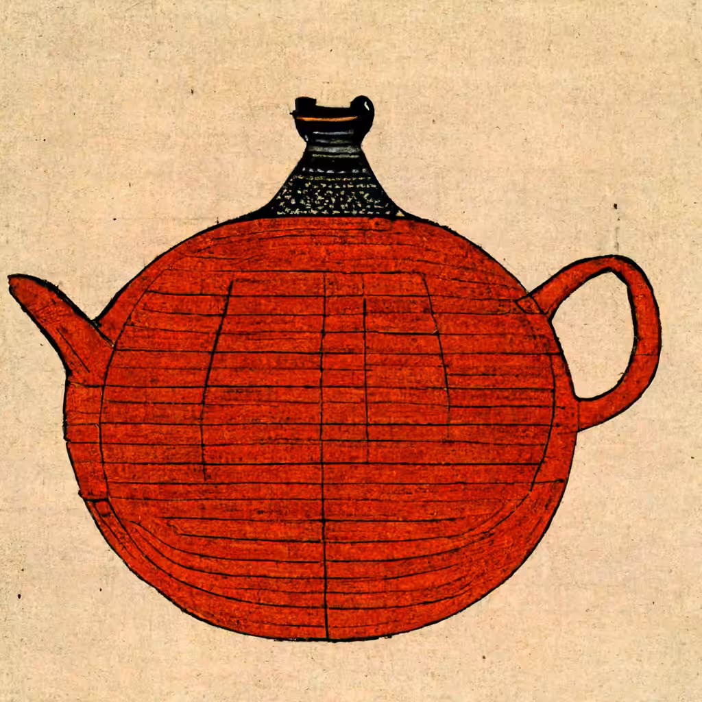 red clay yixing teapot (宜興)