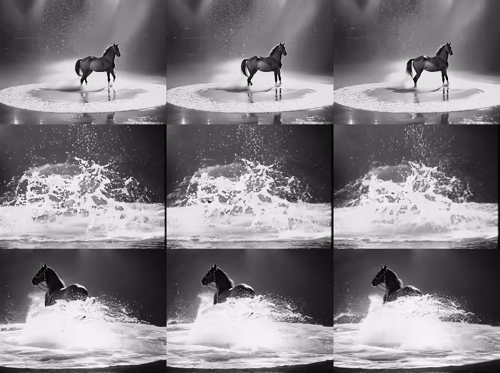 Synthetic Locomotion: Horse at a Gallop