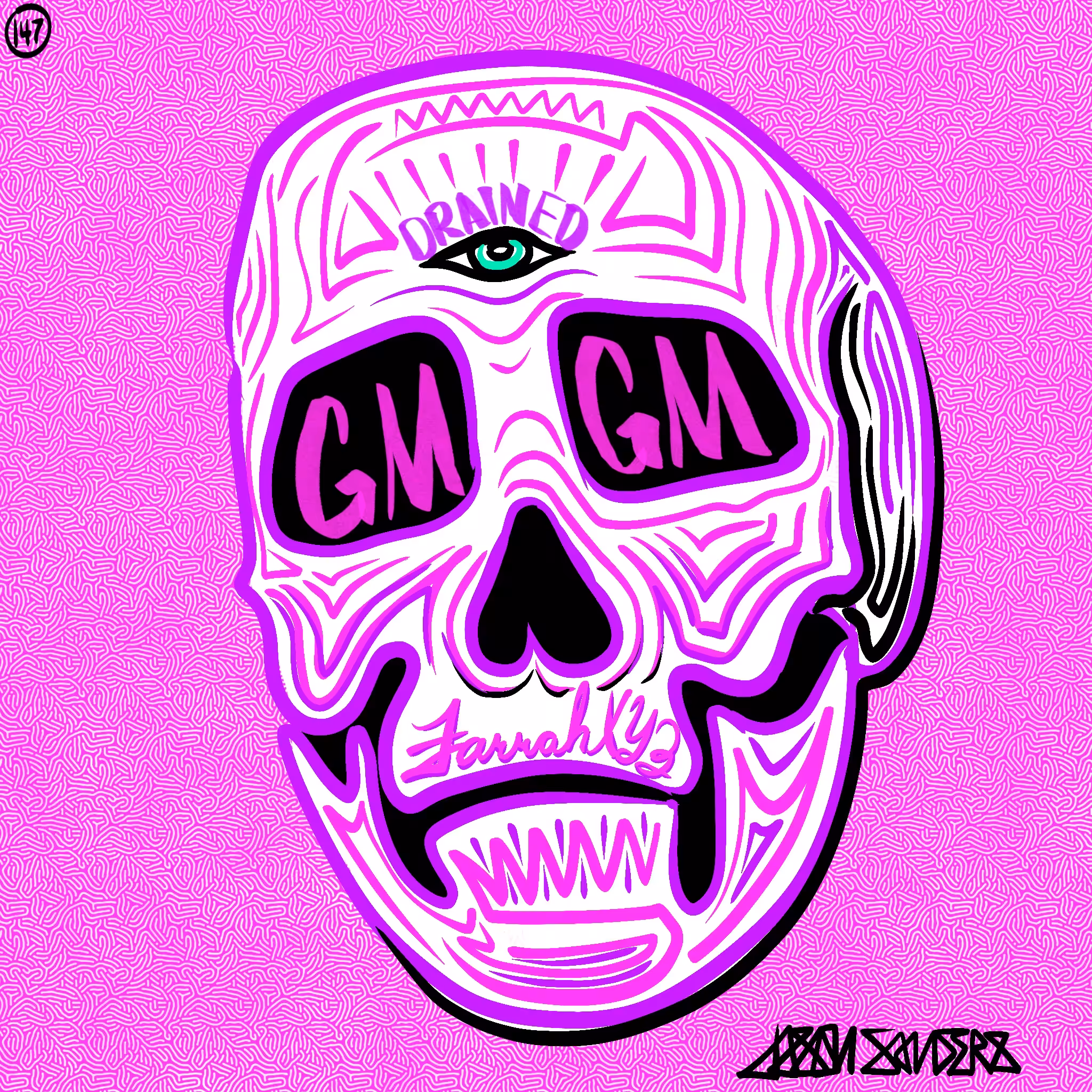 Cool Money Muah: ‘Grateful GM 💀 for @FARRAHXYZ’ By DrainedEye | #147