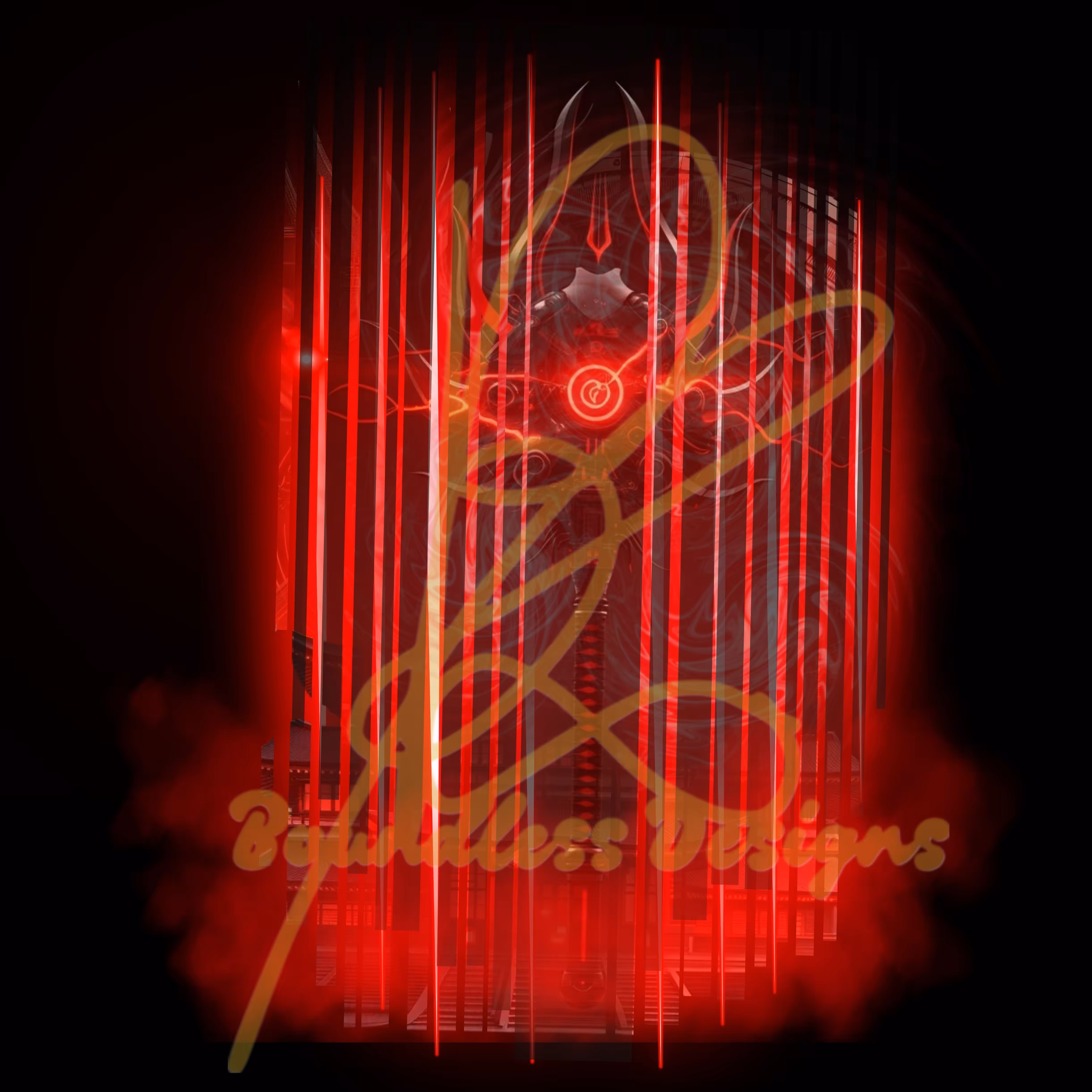 KURO ONI PIERCER NEON RED SIGNED (WITH UNLOCKABLE CONTENT NO SIGNATURE VARIANT)