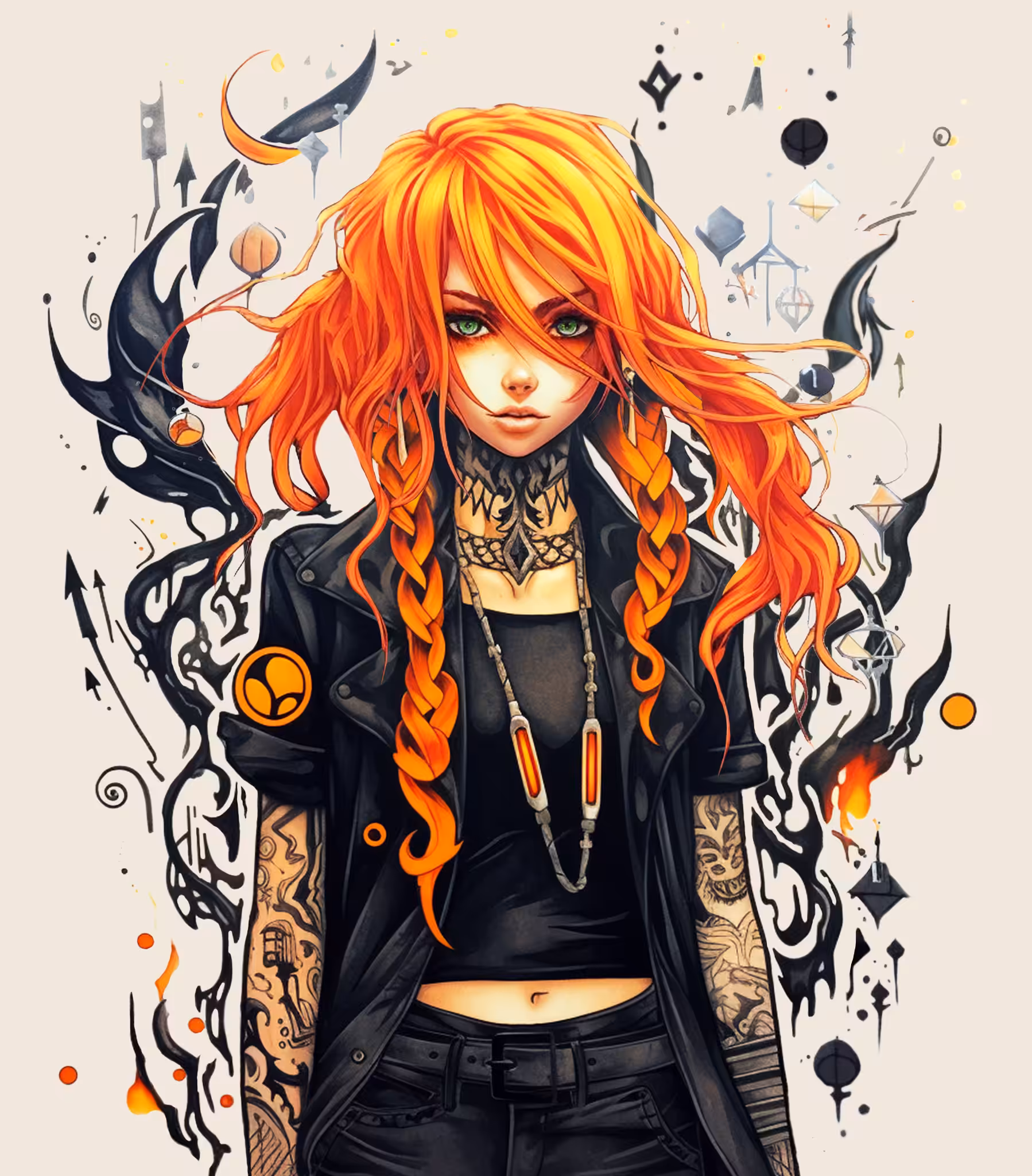 The fire in her hair #06