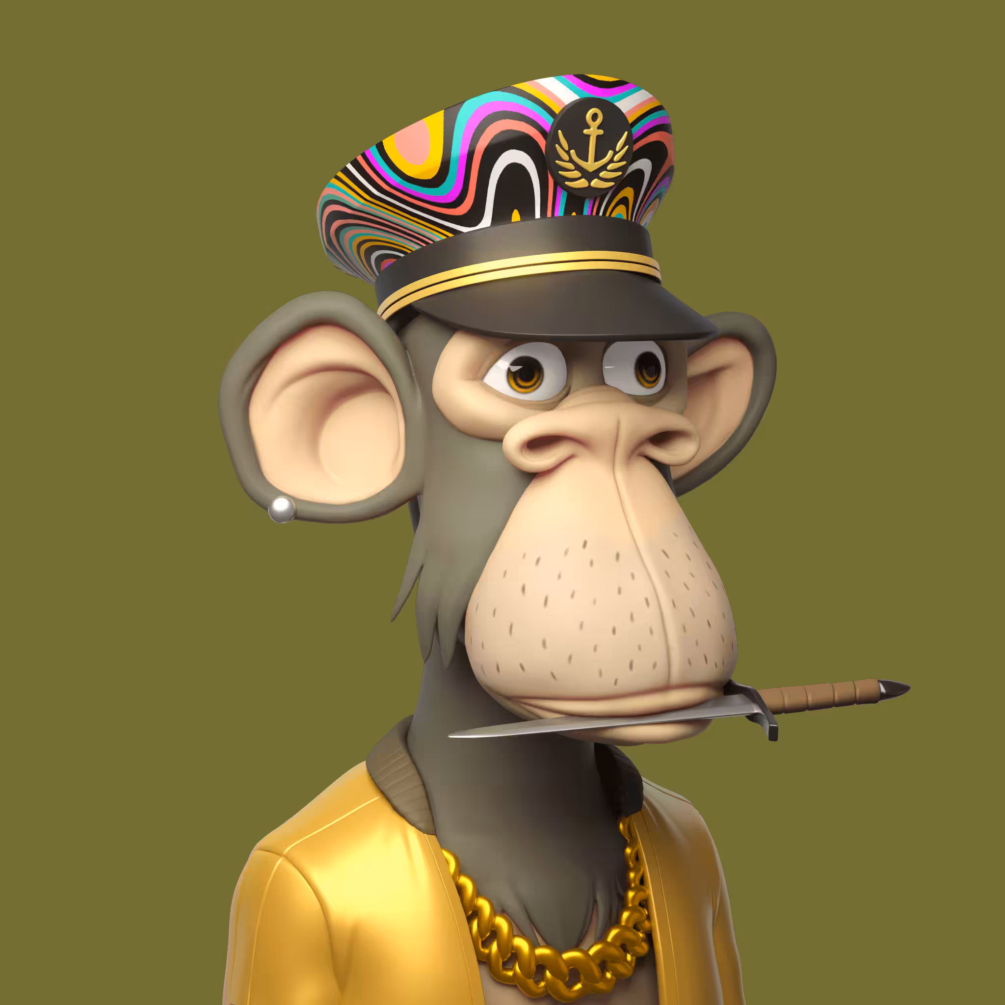 Bored Ape 3D Club #8135