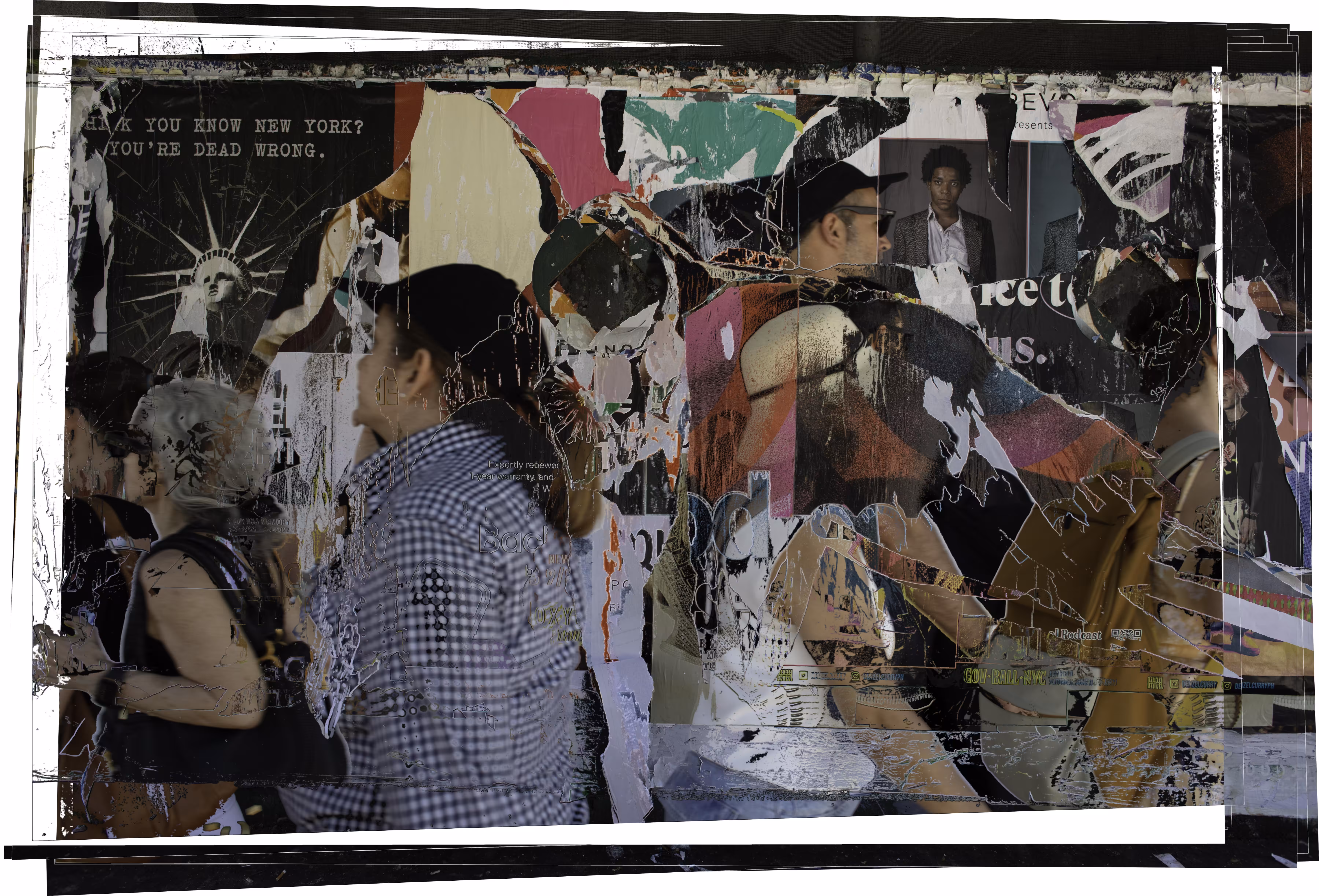 “Un-Still Life: Peeled Posters on 9th Avenue, View 1 6/2022” 