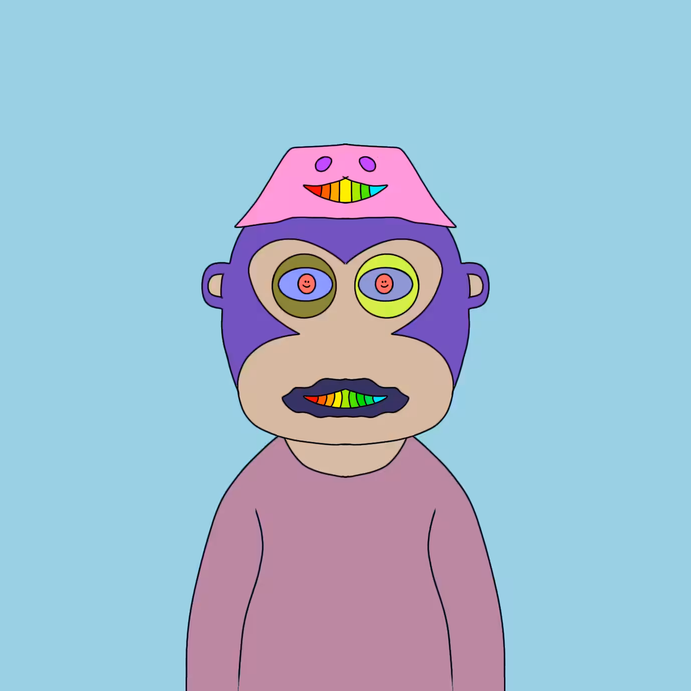 human monkey: monkey #5