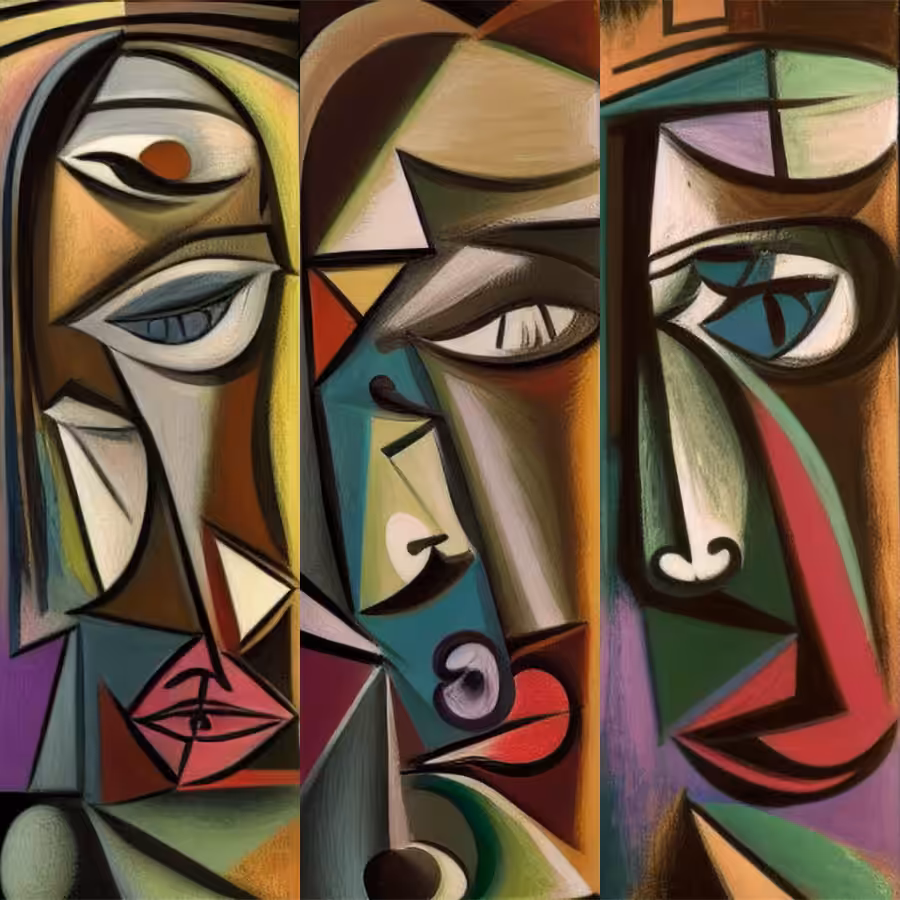 Cubism Faces #1
