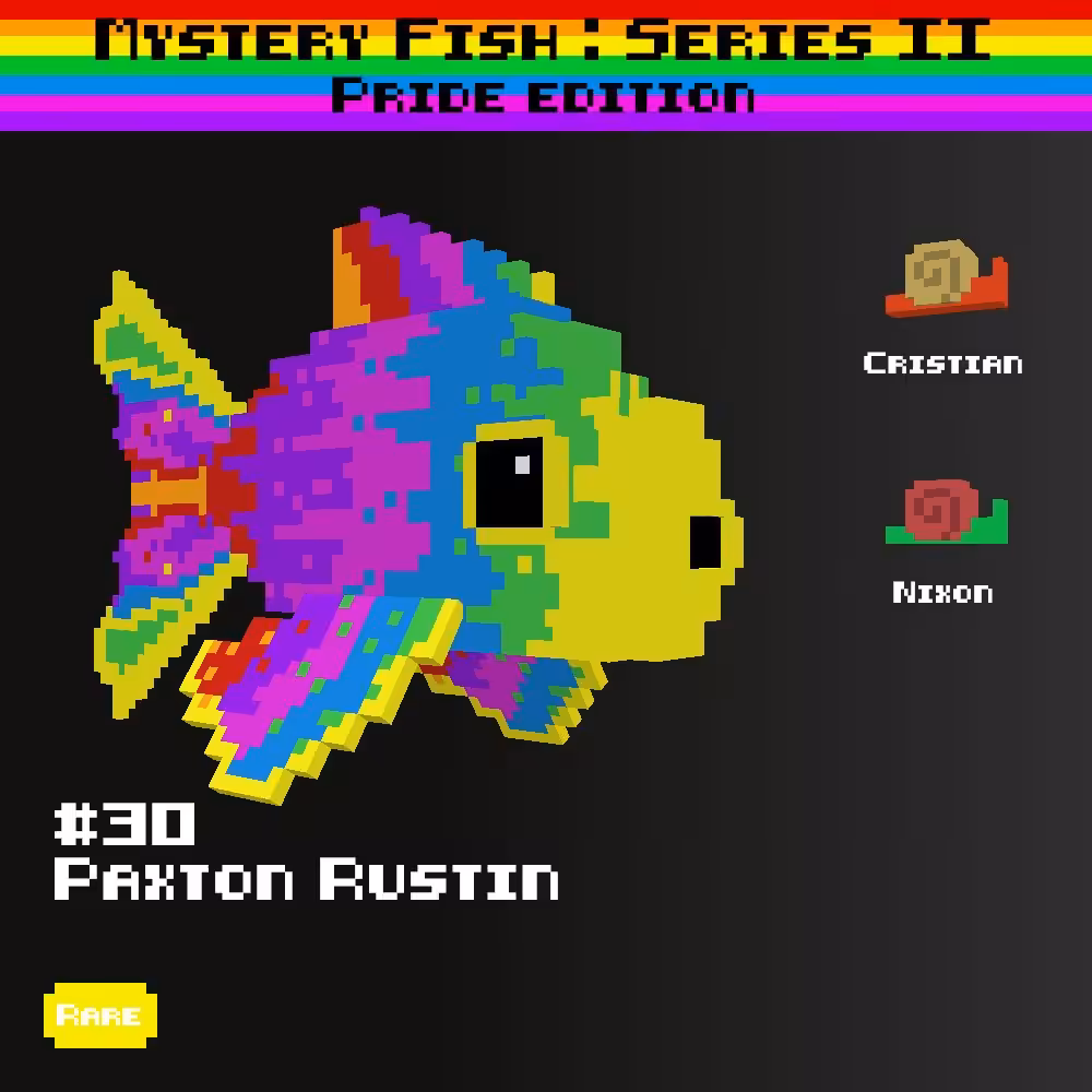 Paxton Rustin :: Mystery Fish : Pride Edition #30