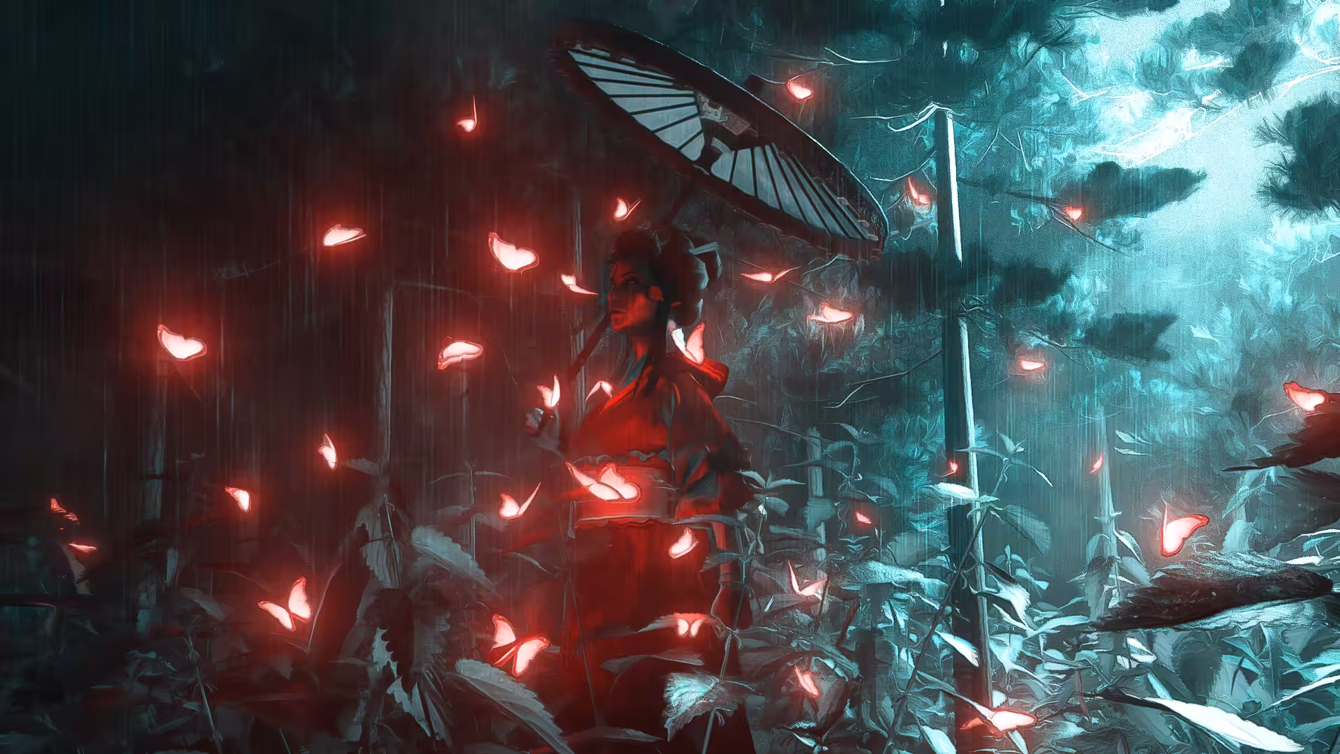 Crimson Butterflies