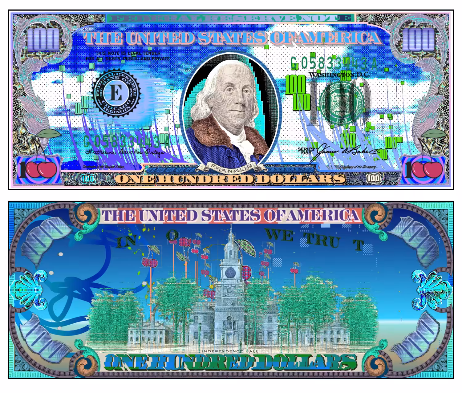 ONE HUNDERED DOLLARS