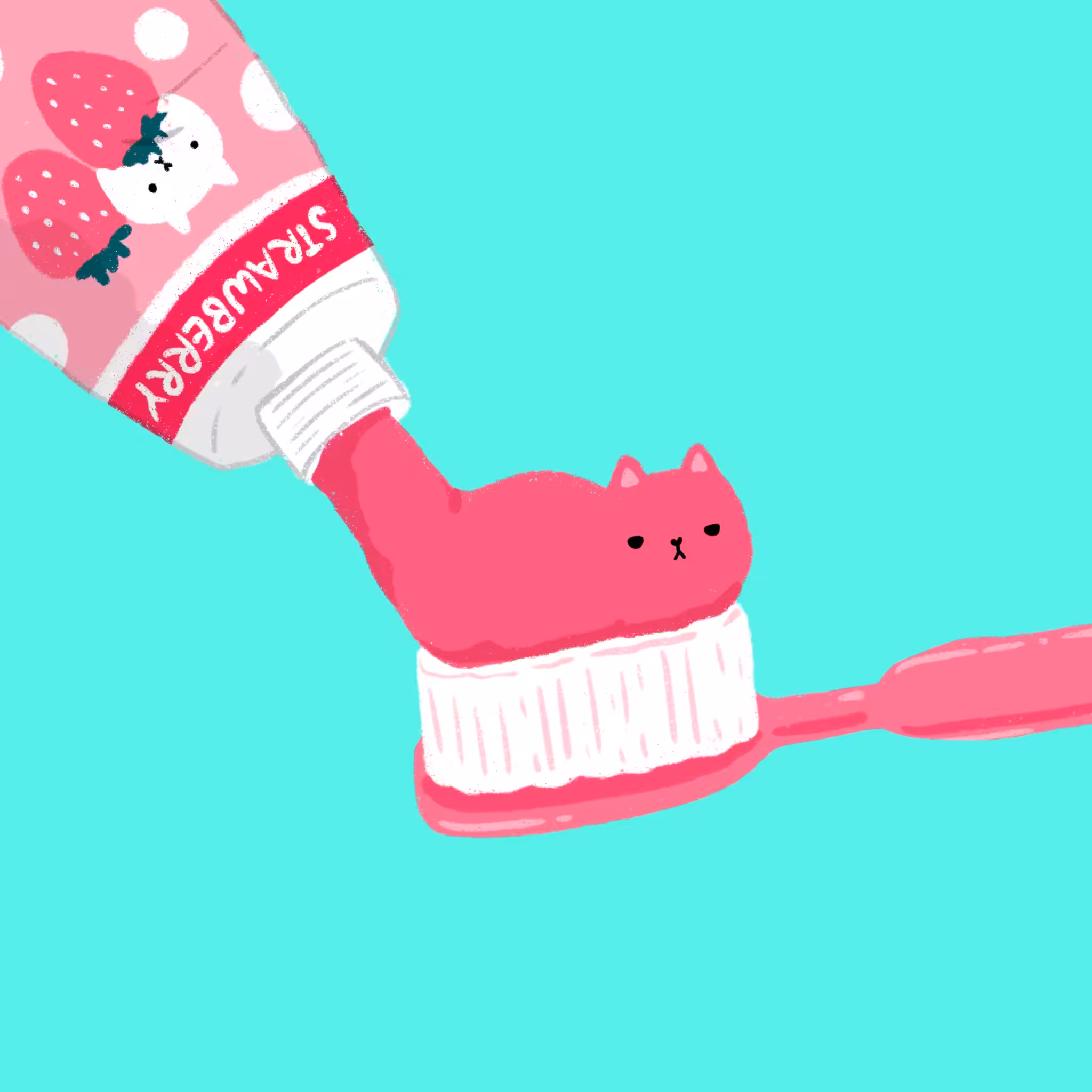 Rodeo posts: Strawberry flavor 🍓
