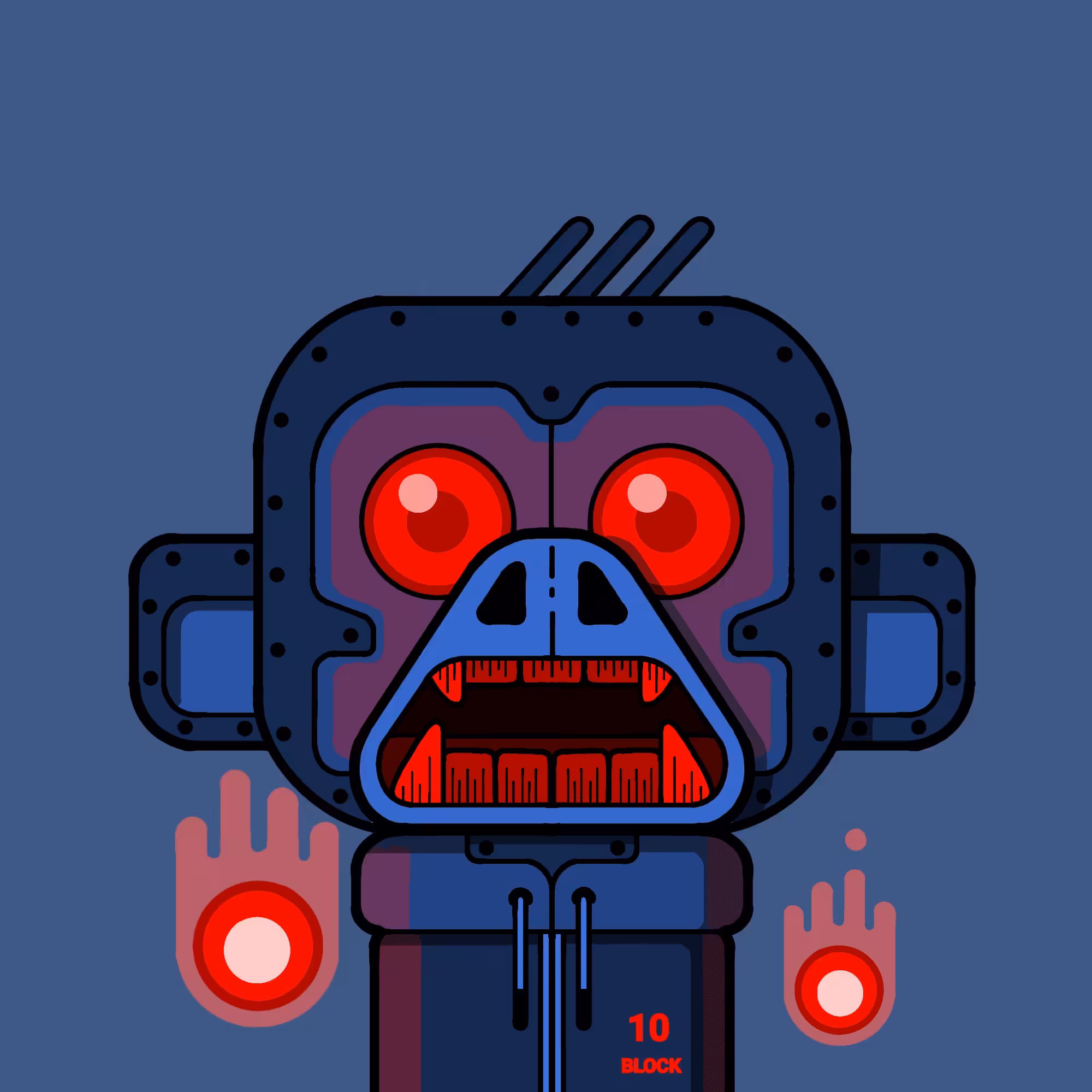 The monkey Block: monkey block #010