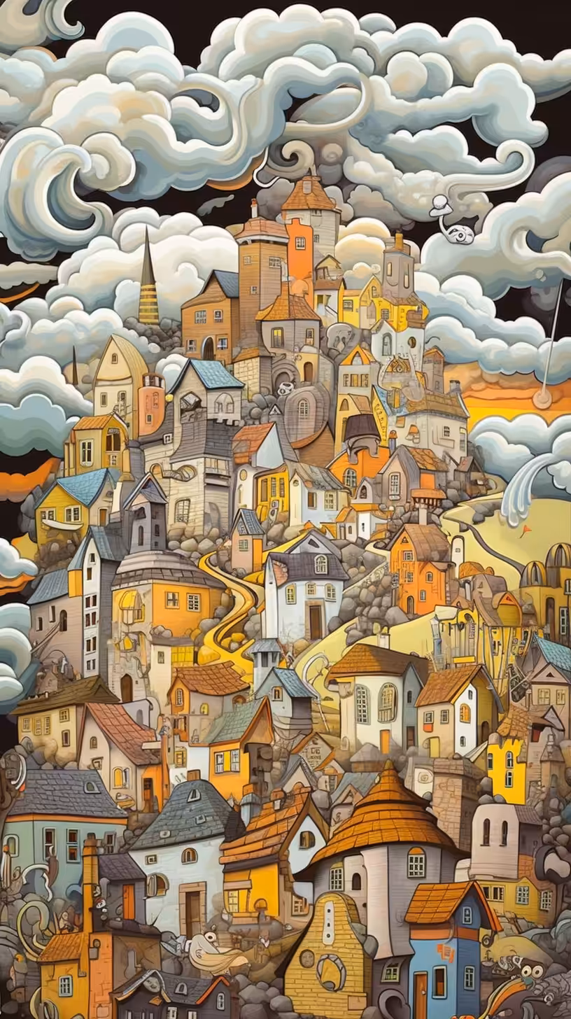 Happy Town inspired by Cotswold 