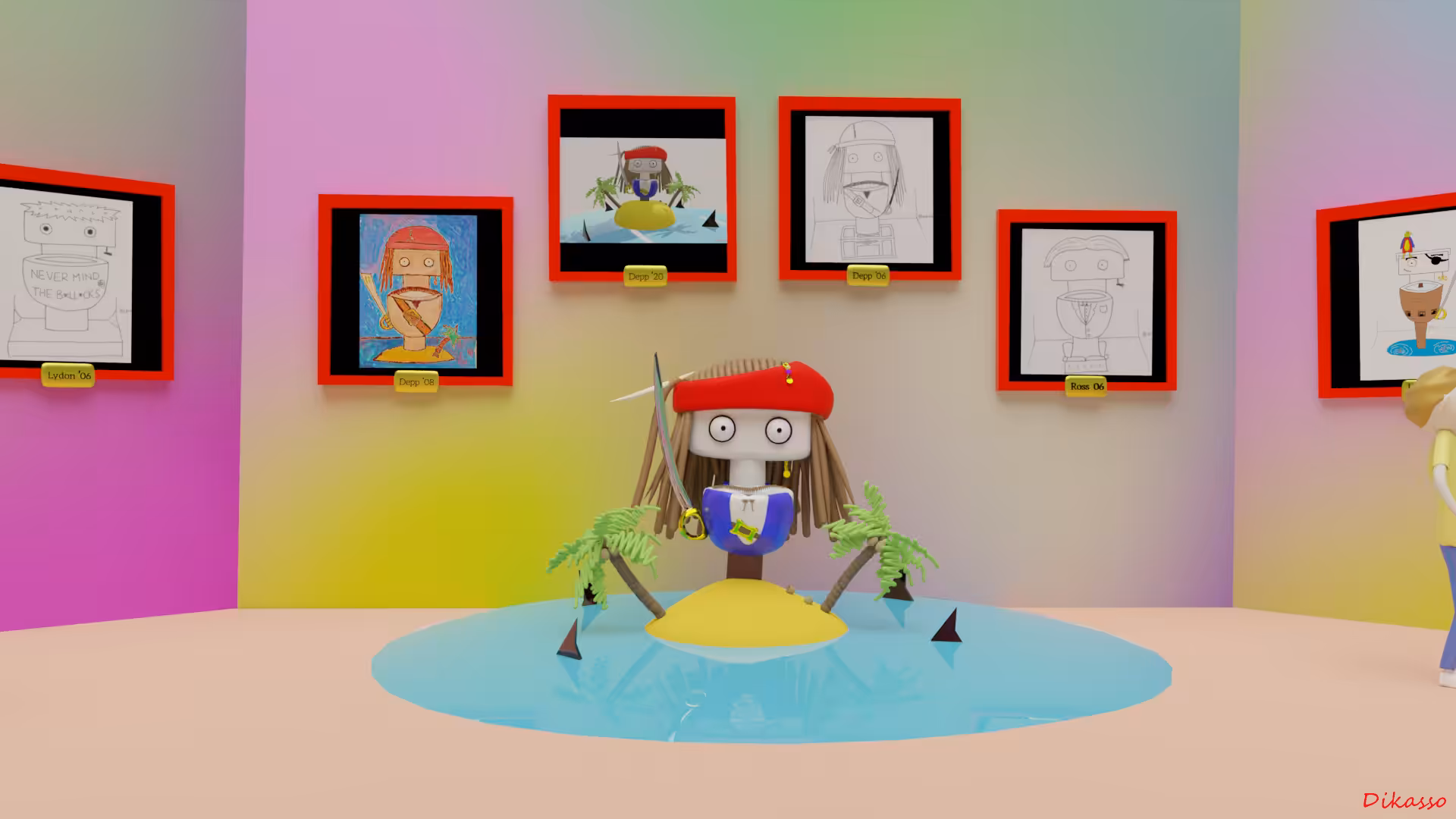 Dikasso's World Famous Johns Gallery - Johnny Depp