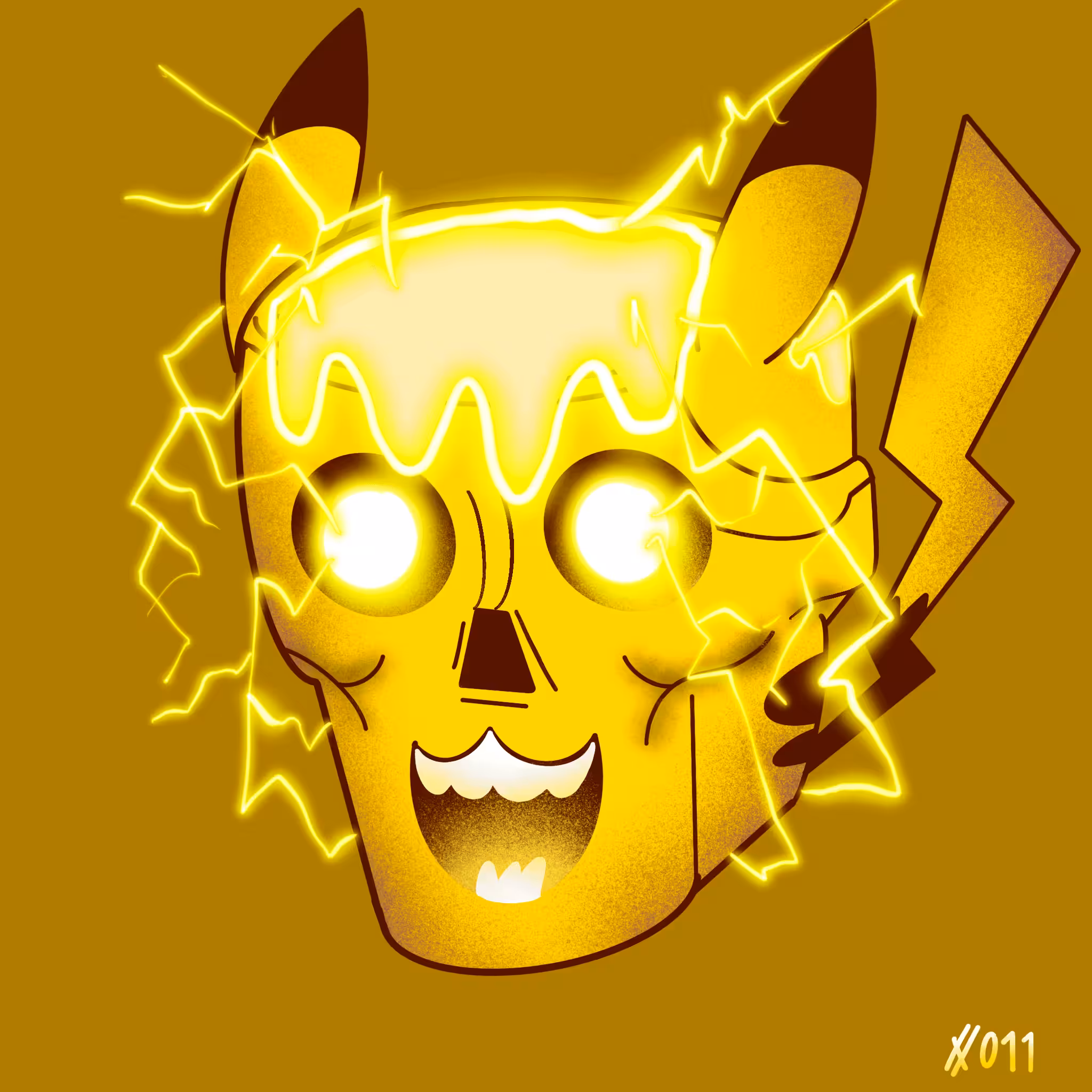 Crypto Skull #11 :Pikachu