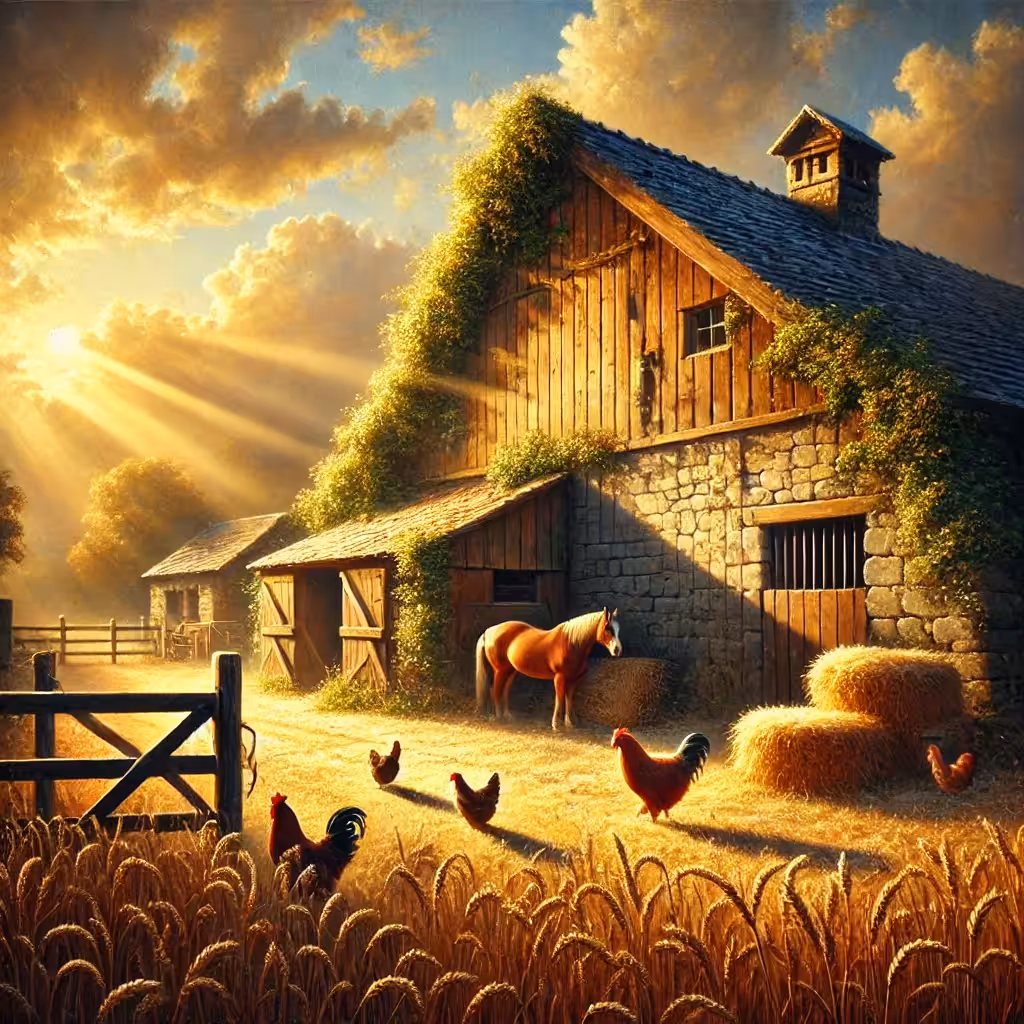 Golden Farm Morning 