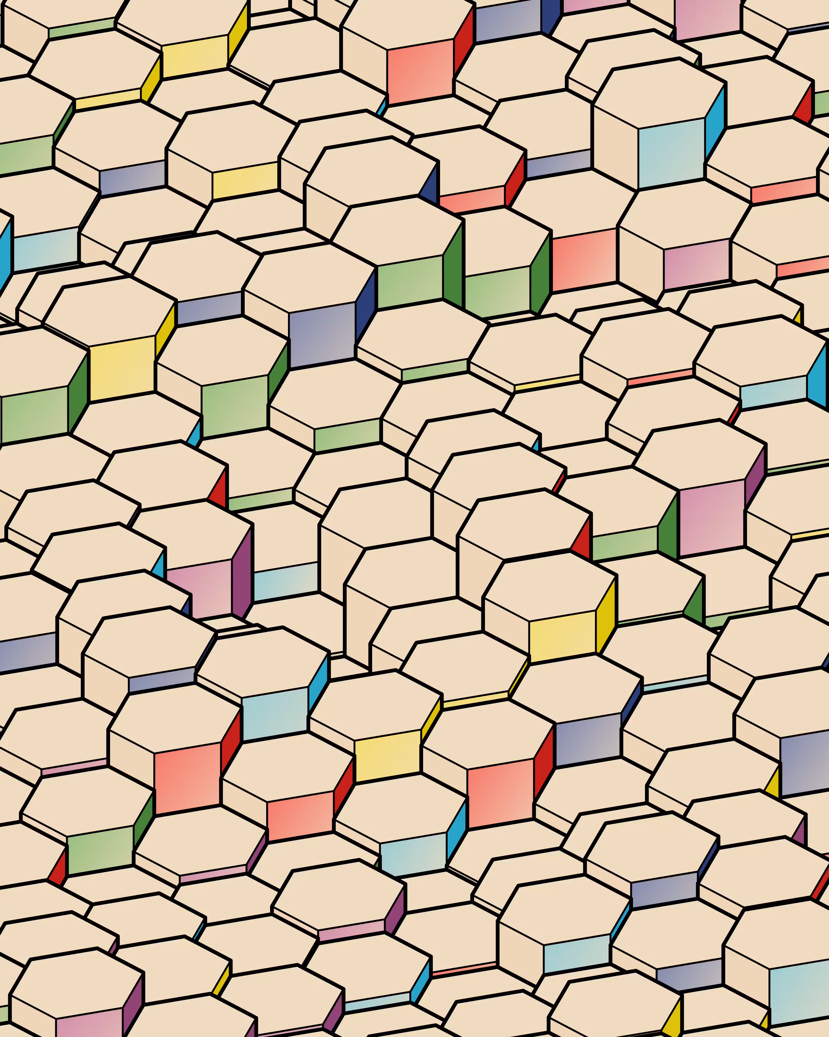 Hexagones Landscape #73