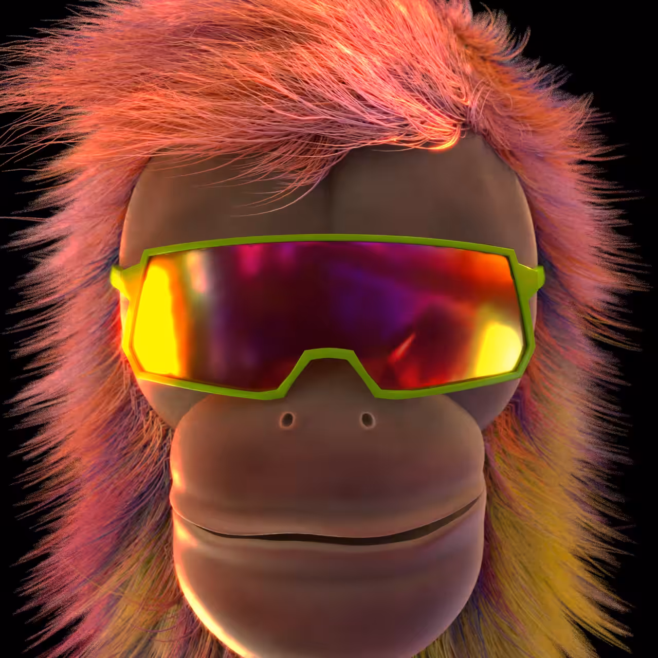 Ludmilla El Golilla - retro Oakley Eyeshade Vers.