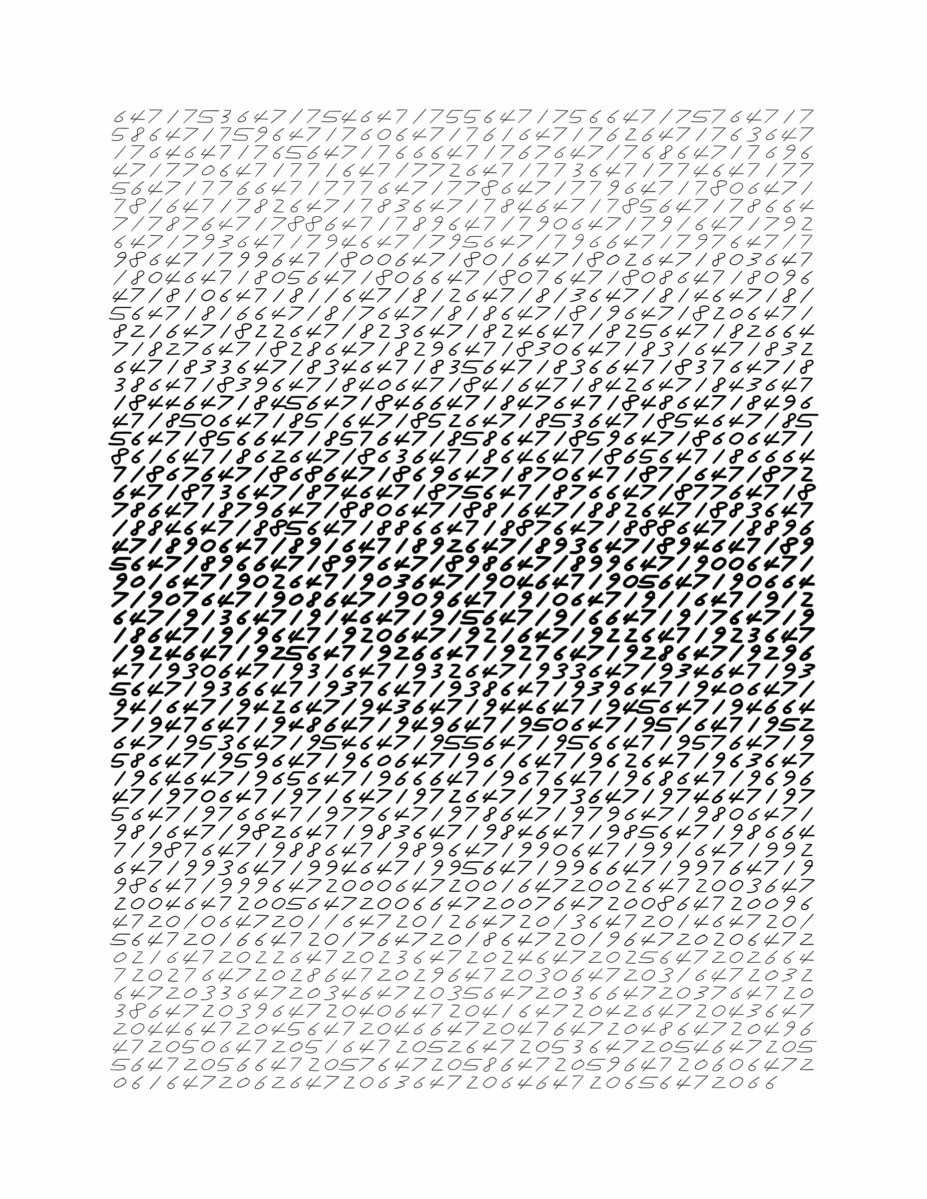 Endless (5,607,250 to Infinity) #2977
