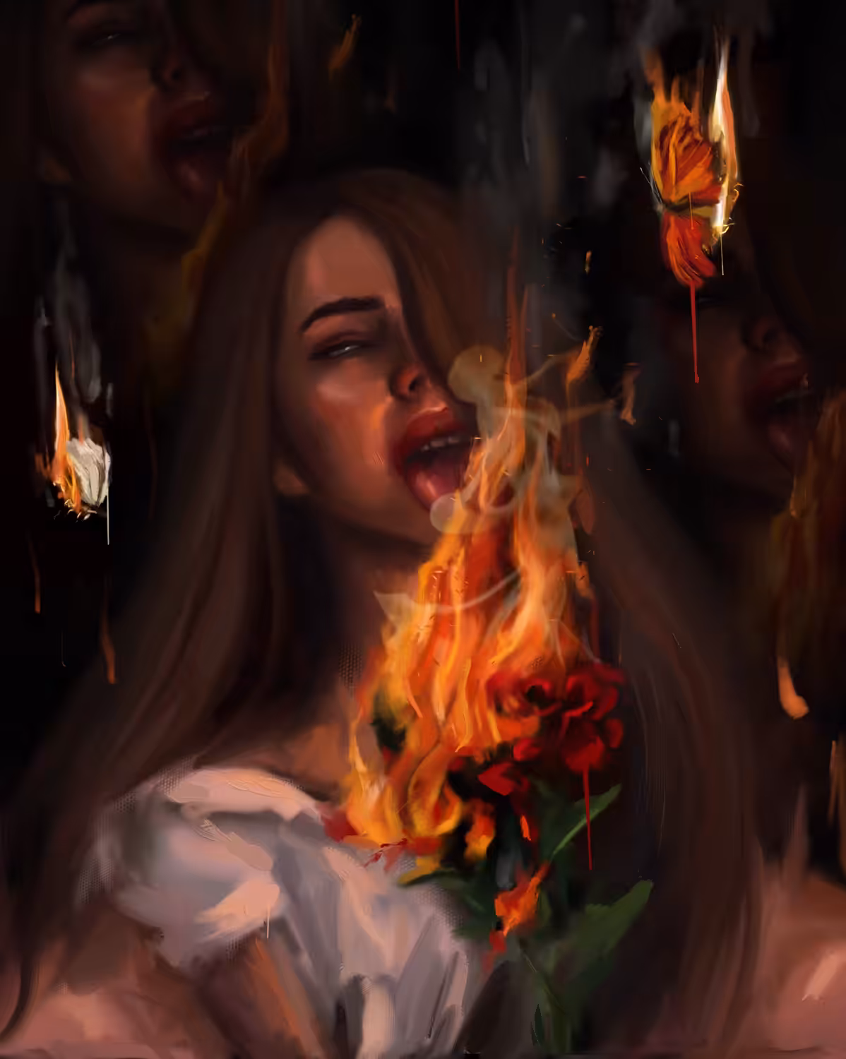 Burning to the ground