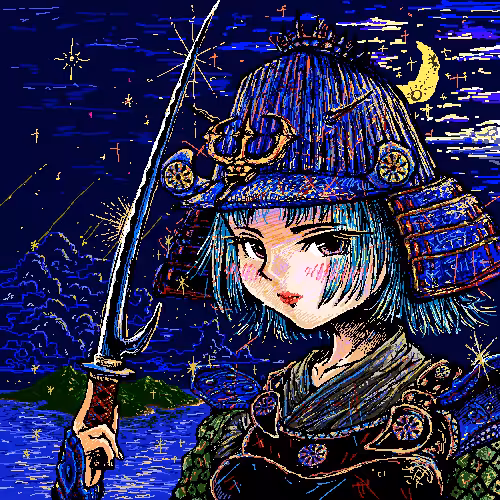 Samurai Girl #001