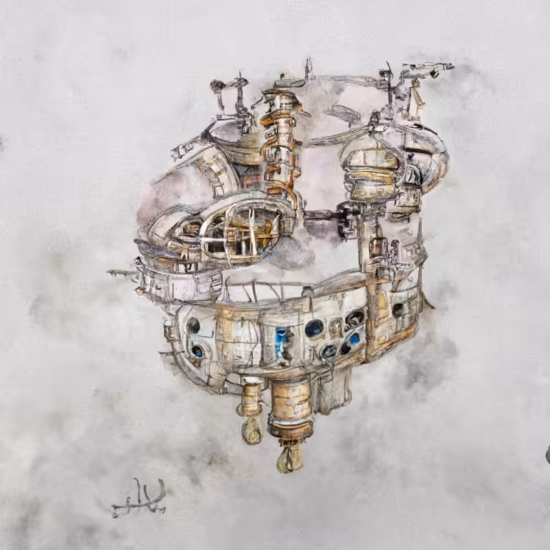 Utopian Space Castles #9