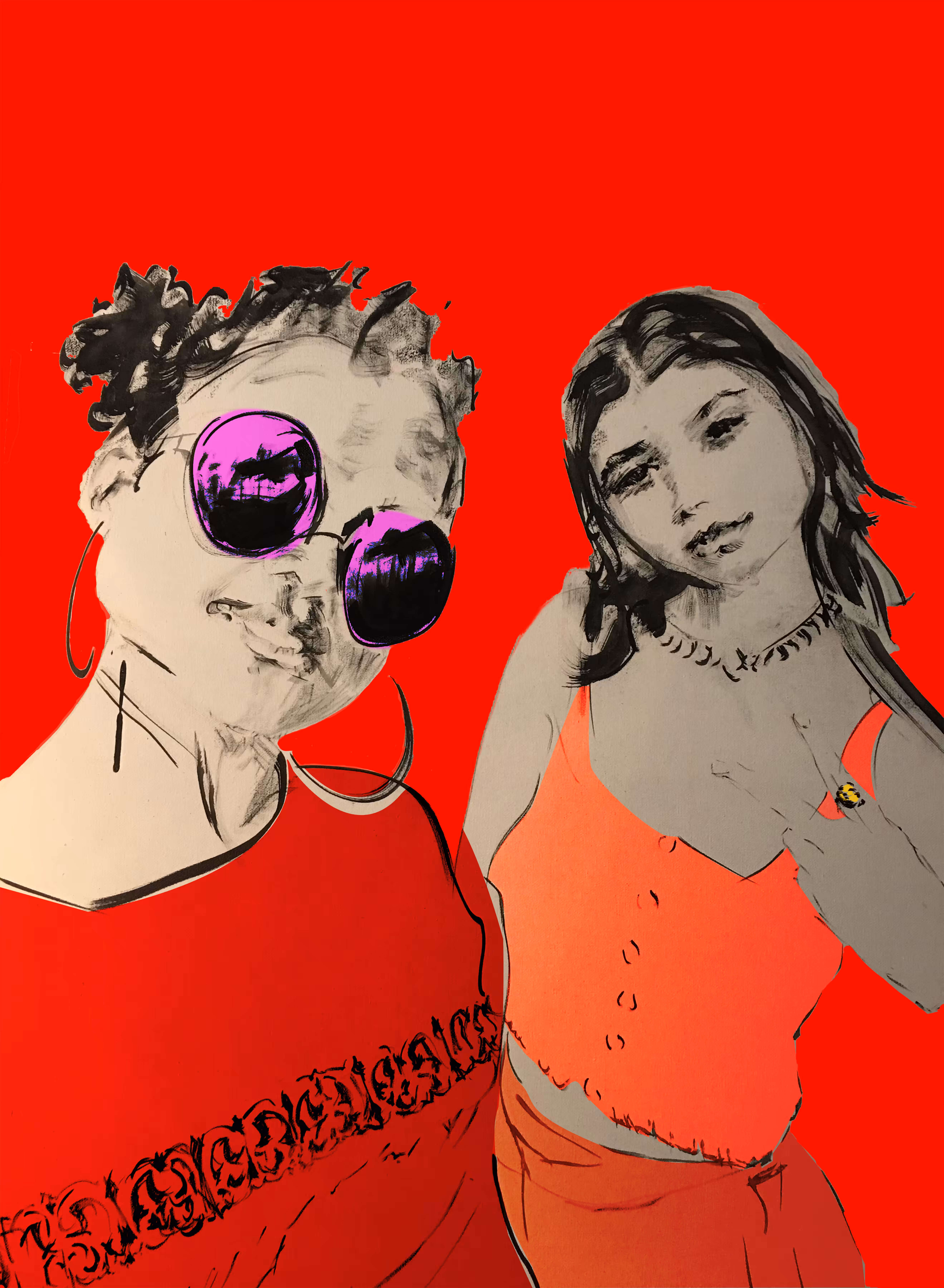 Joycie & Tiana _ red