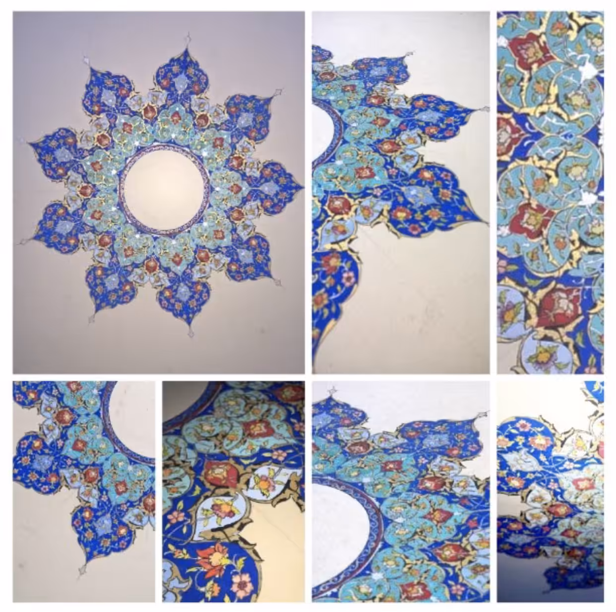 Iranian gilding design