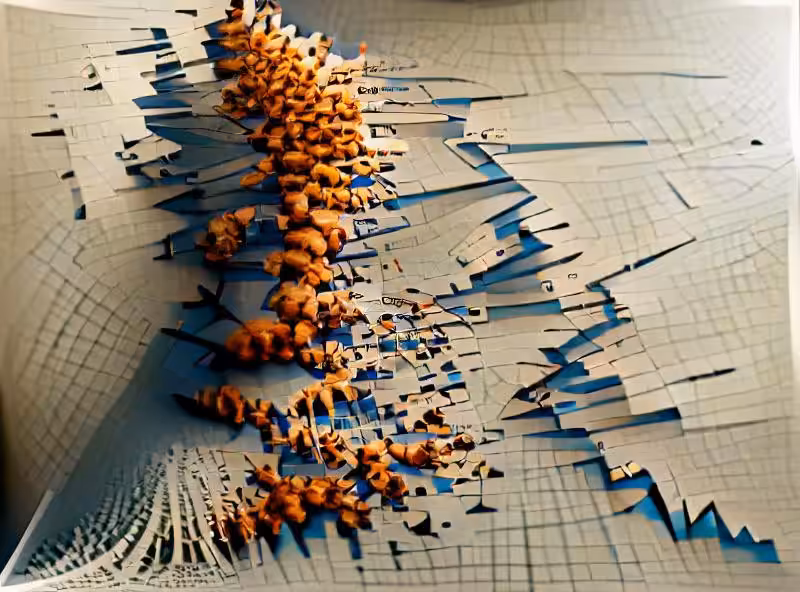 Abraham's First Works: Crisis of exponential growth