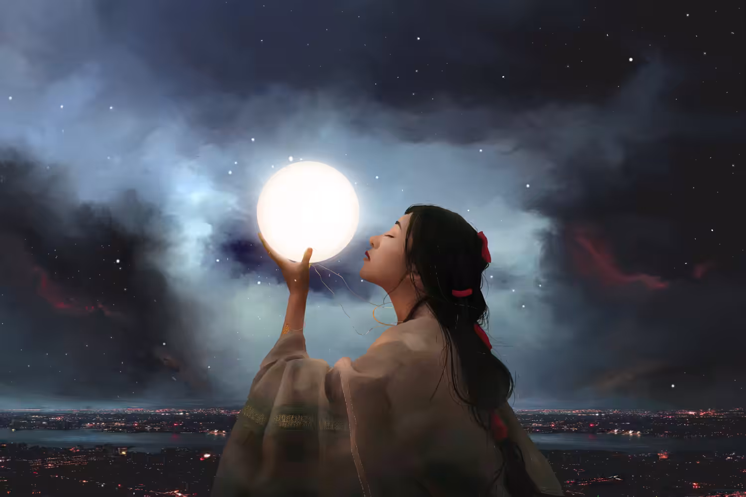 Talking to the moon