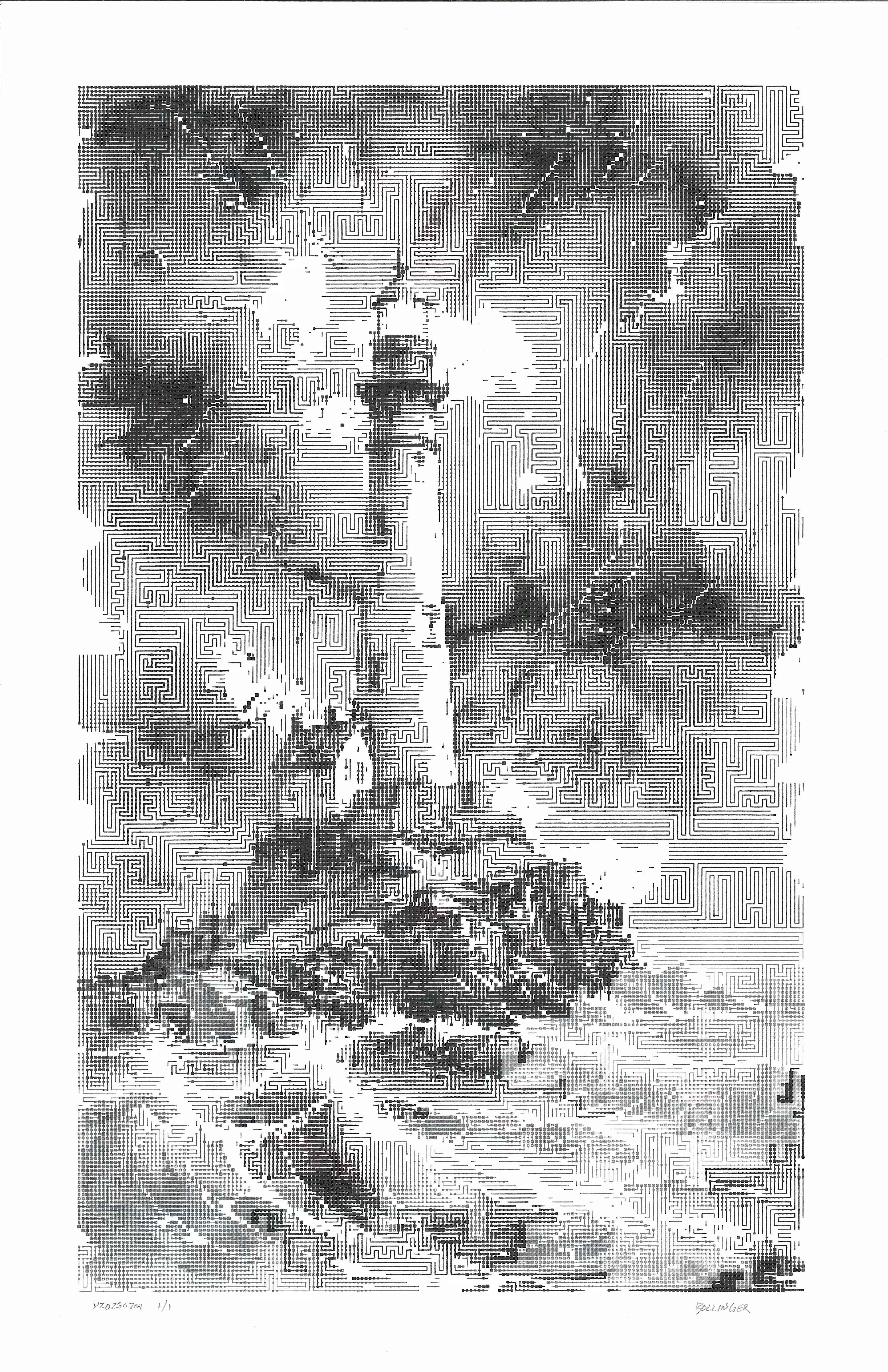 Physical Pen Plots: D20250704 Lighthouse #4