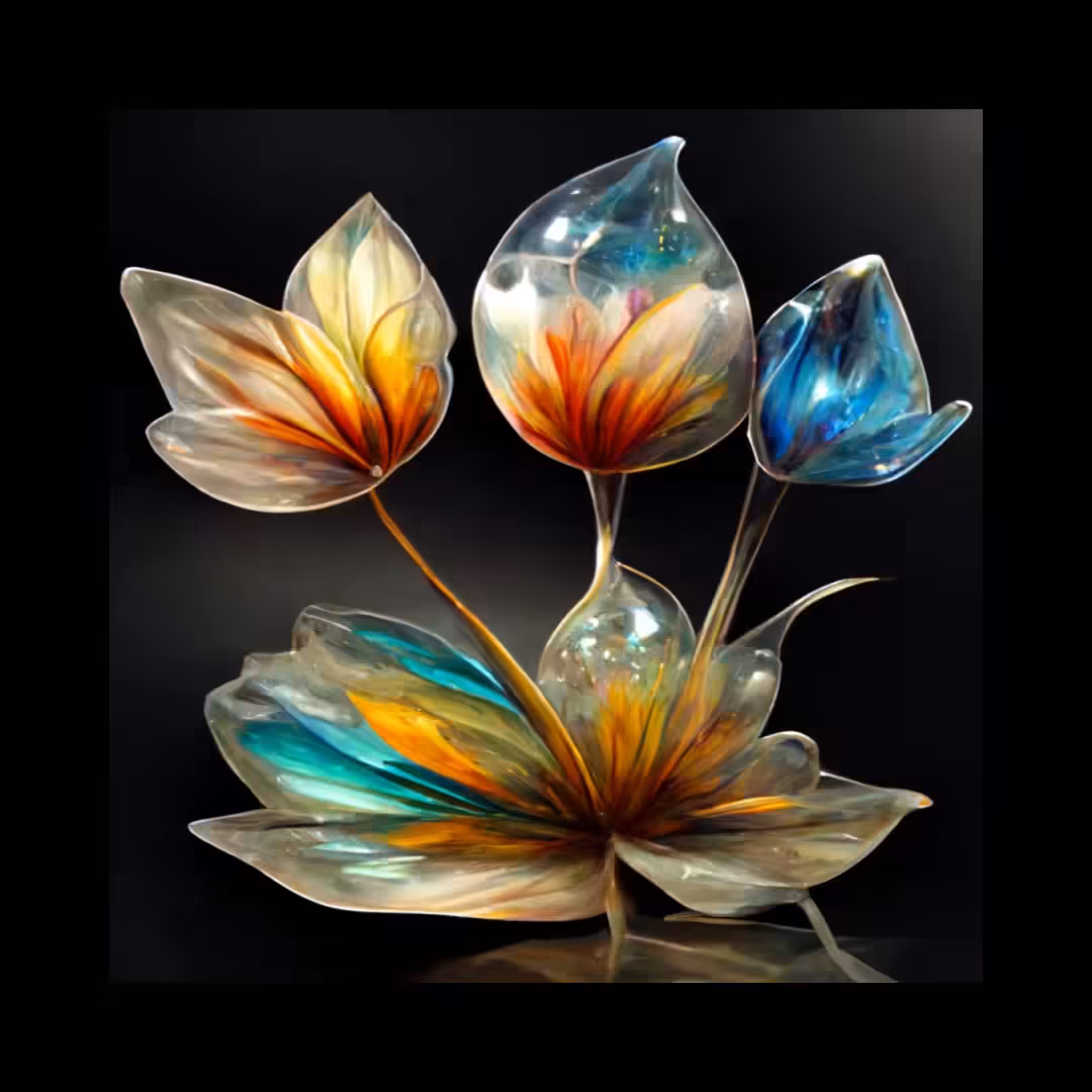 abstract flowers