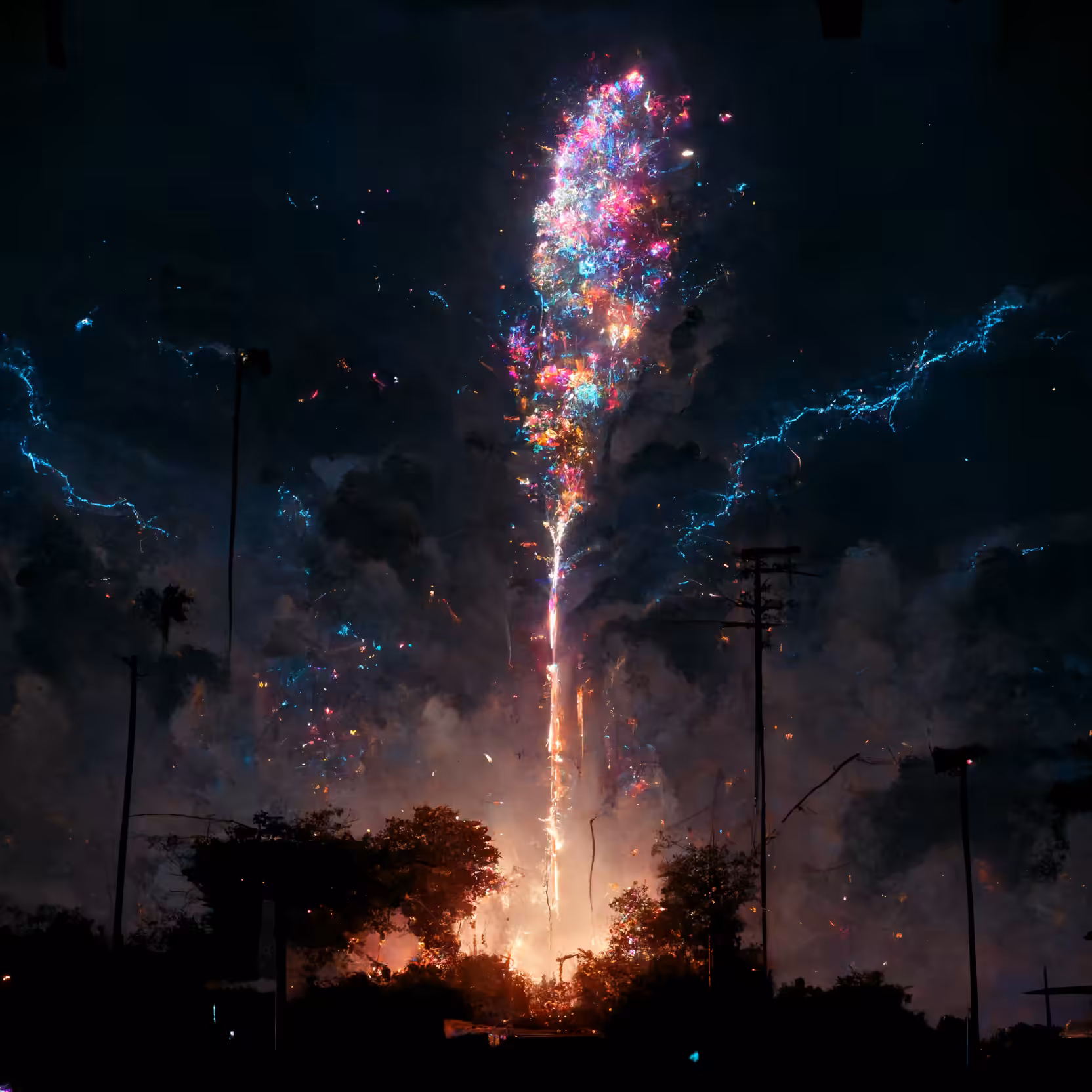 Lightning & Fireworks