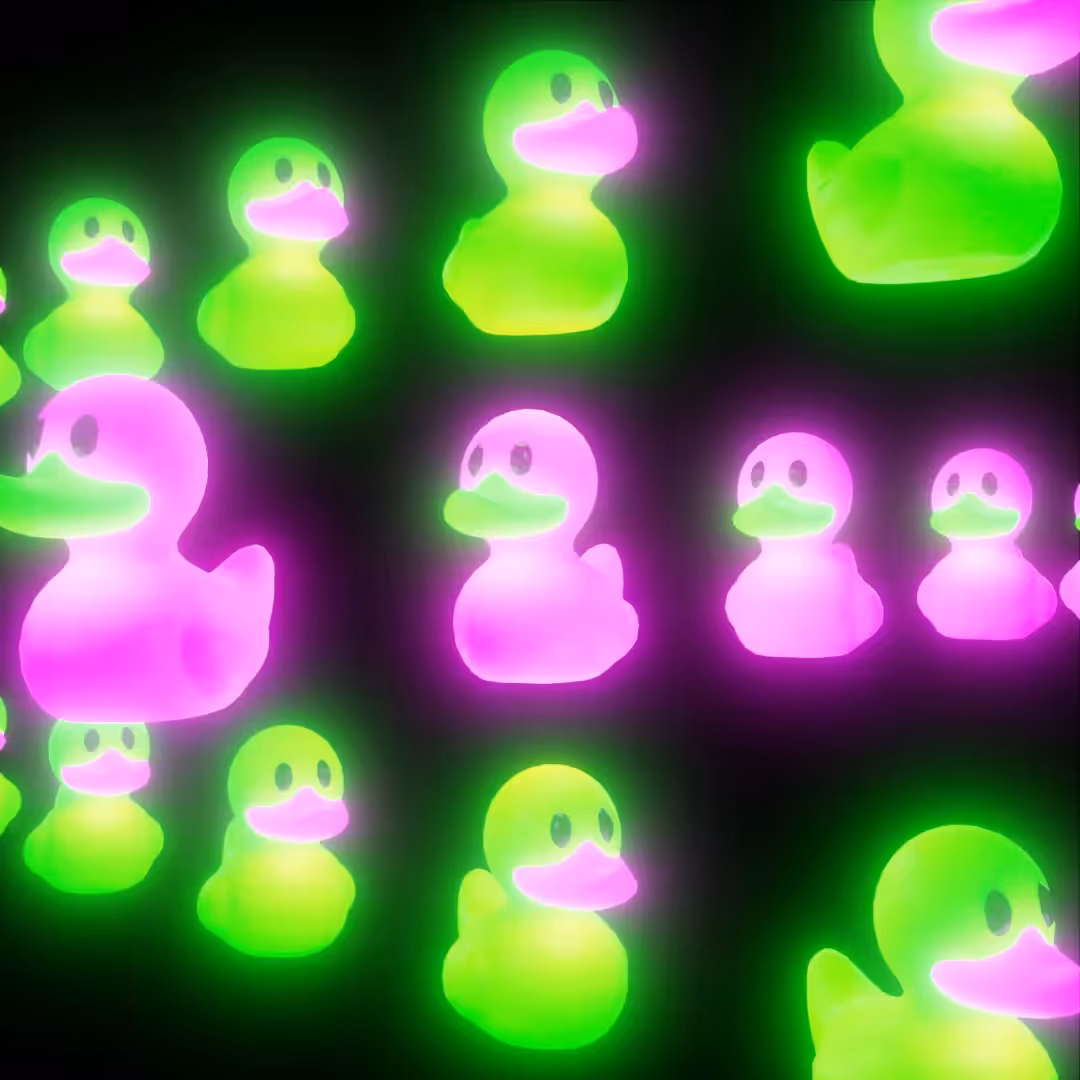 Luminous Rubber Ducky