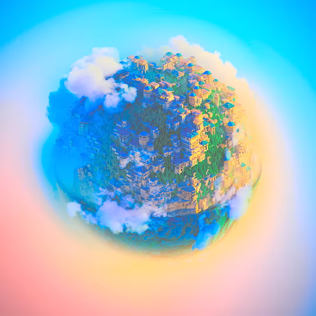 Exosphere #36 - Azure Fields