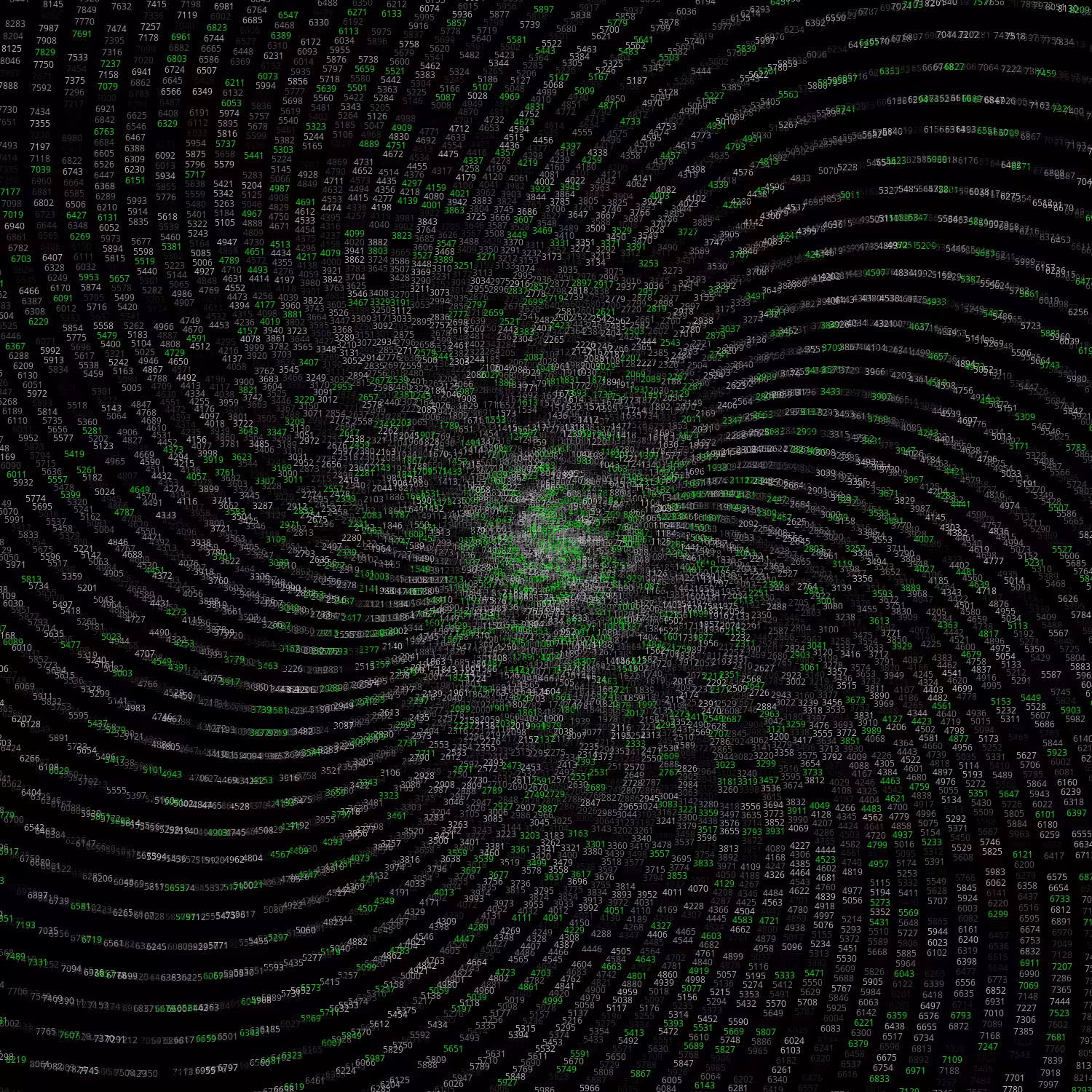 Polar Plot of Numbers #115