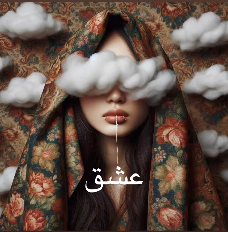 Love closes your eyes  and lips