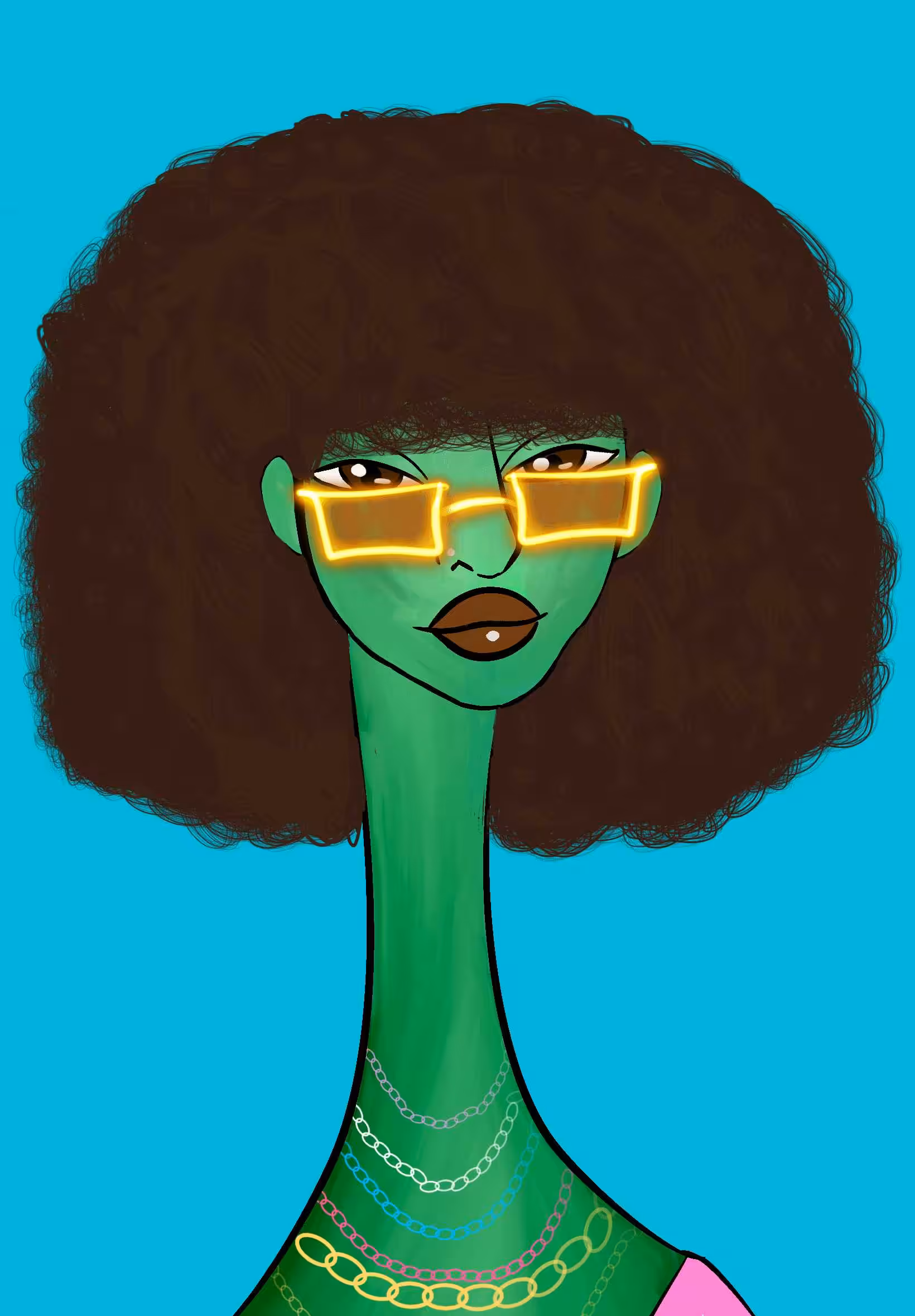 Long Neckie Ladies: Long Neckie Lady #284