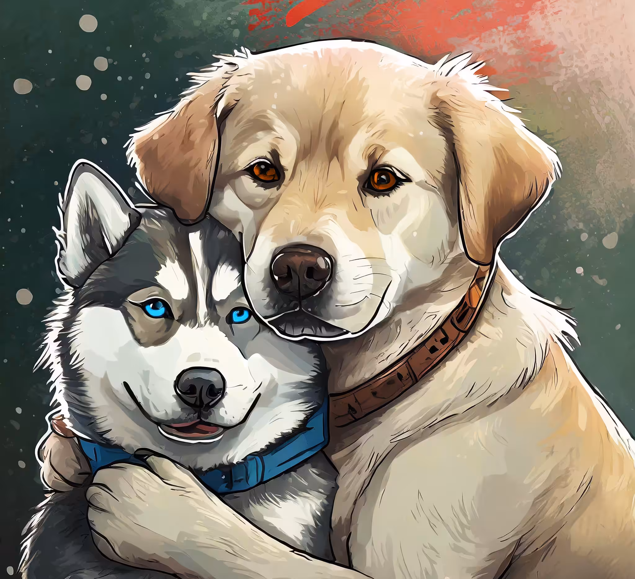 Husky&Labrador#4