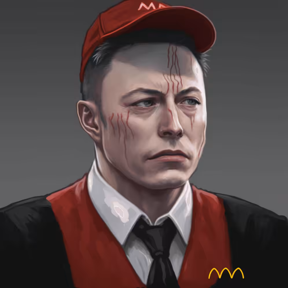 McDonalds Wojak Musk 
