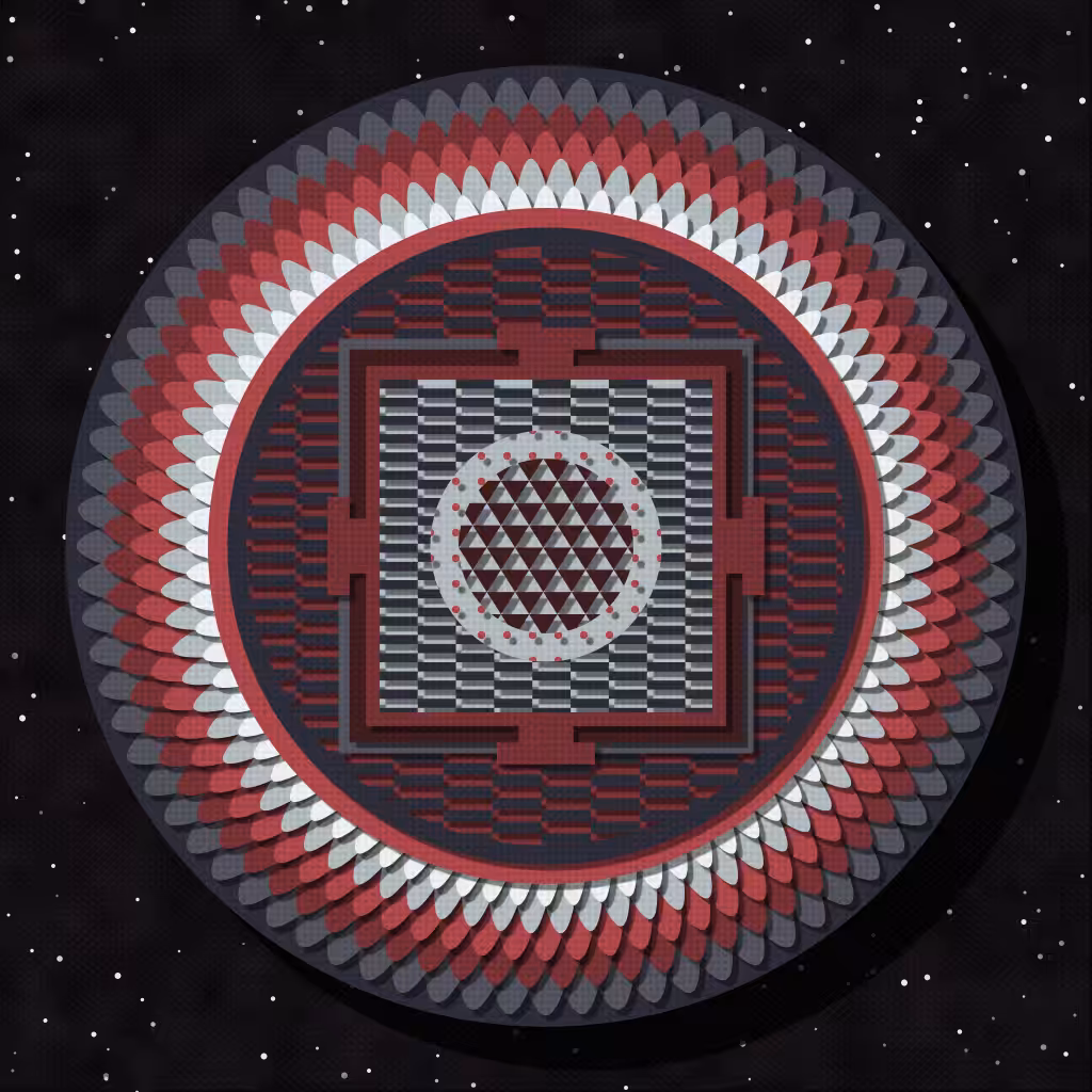 Paper Mandala #76
