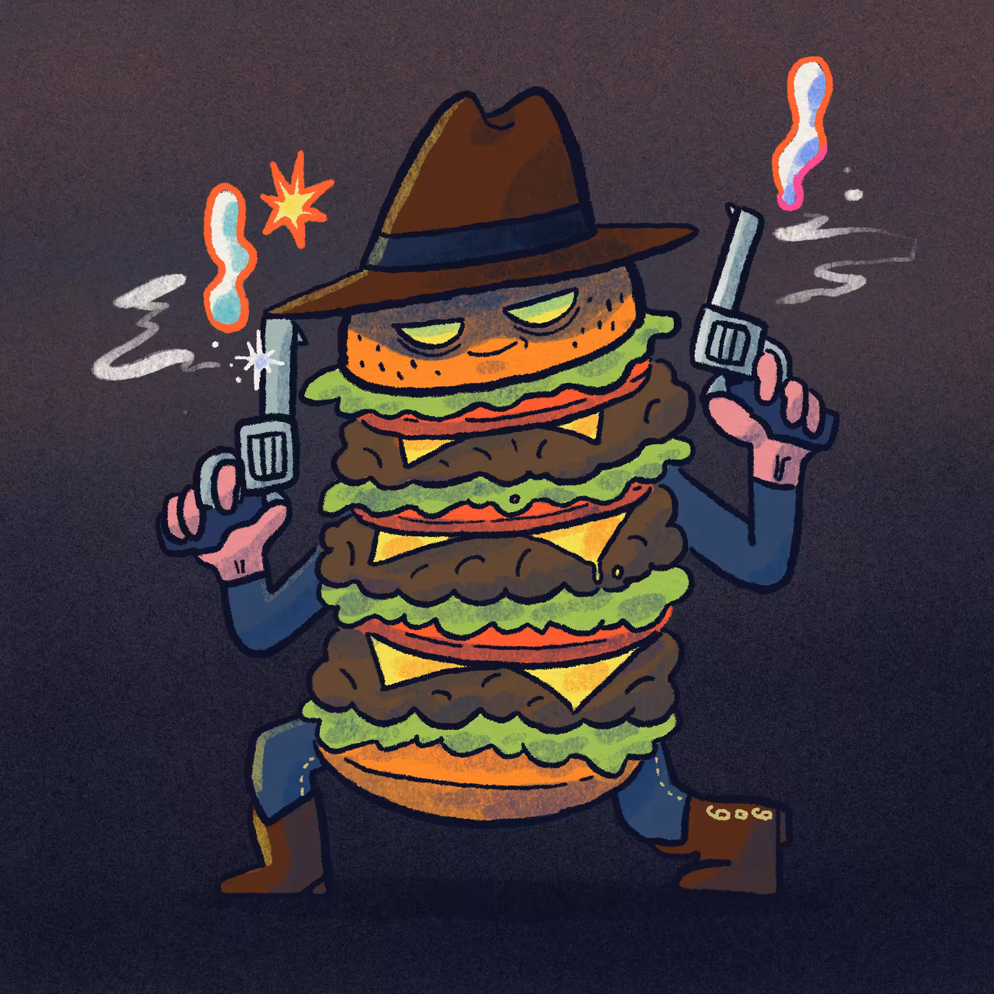 wawawaworld #51 - JUNGO The Cowboy Burger