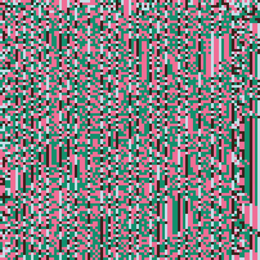 Blending Neighbors Cellular Automata #20