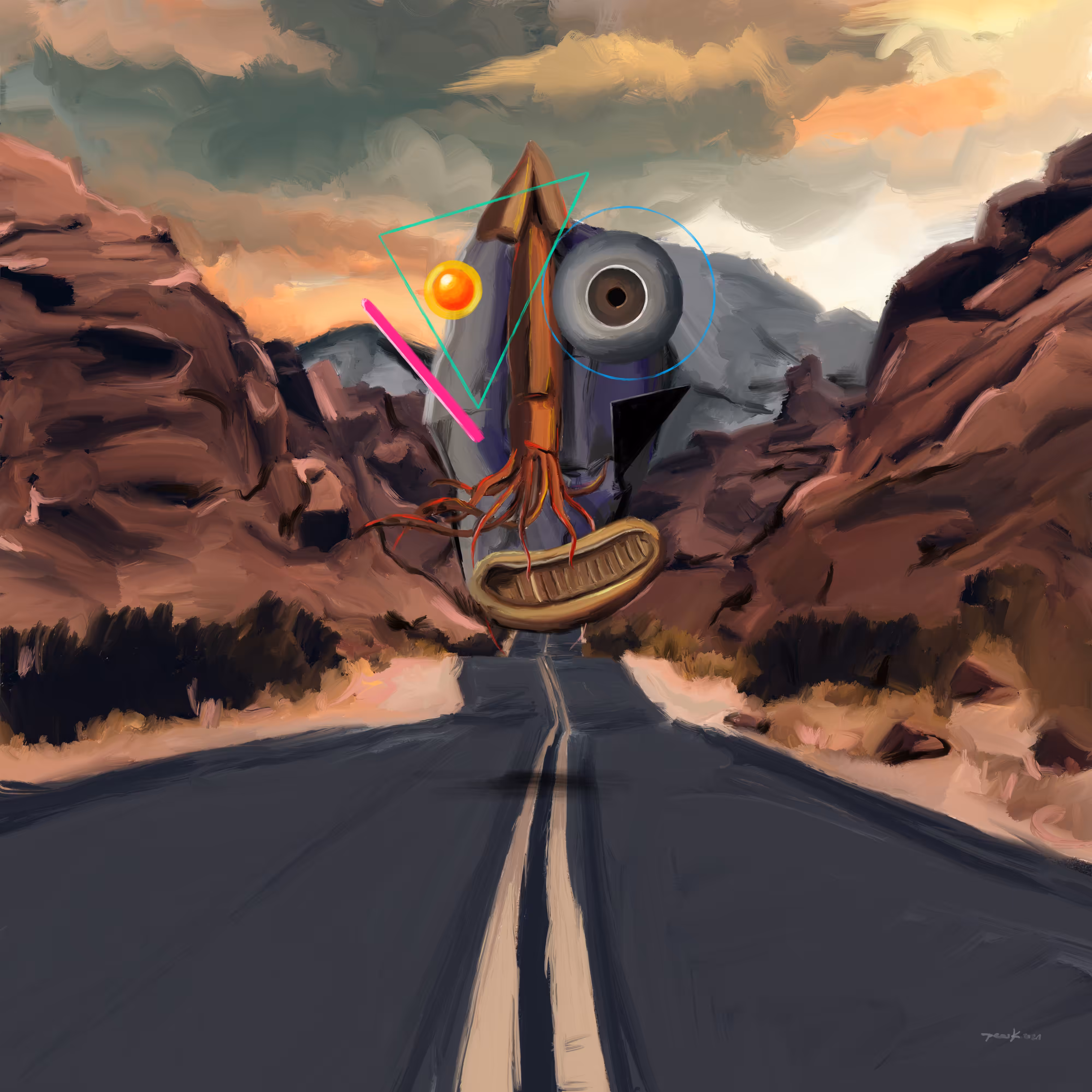 The Unknown On His Way