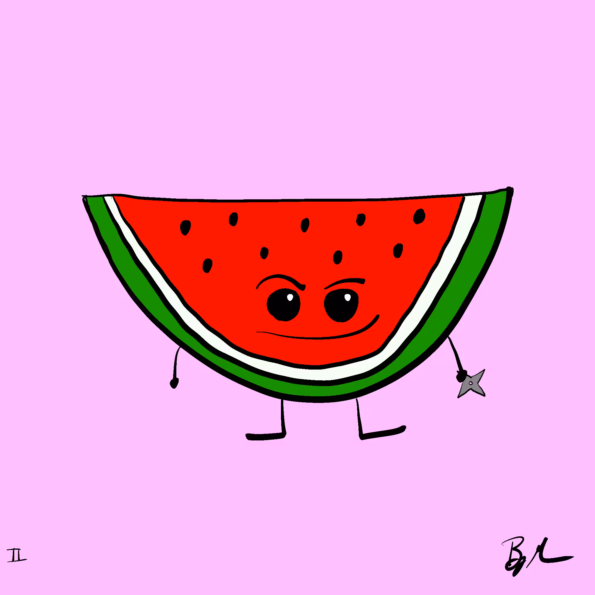 #100 Guy, the Misanthropic Watermelon