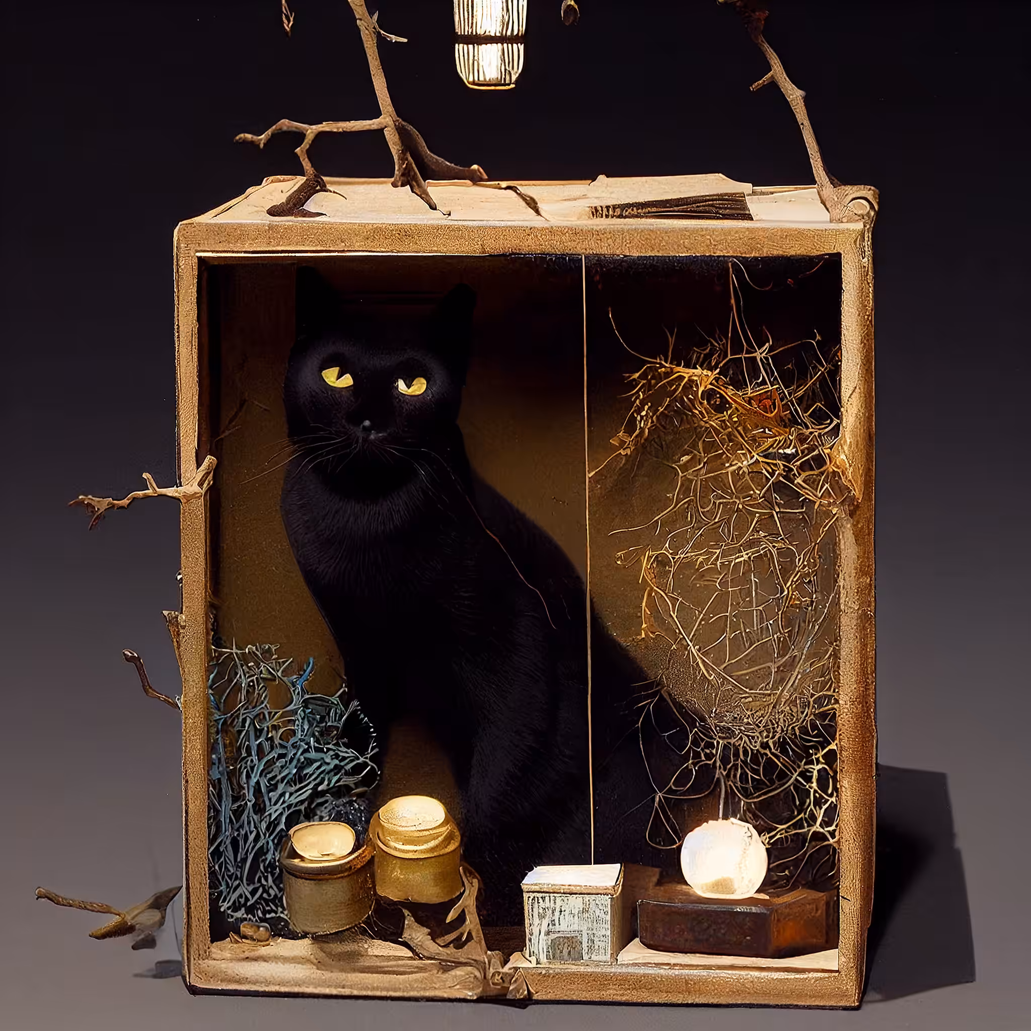 Cat and the Box