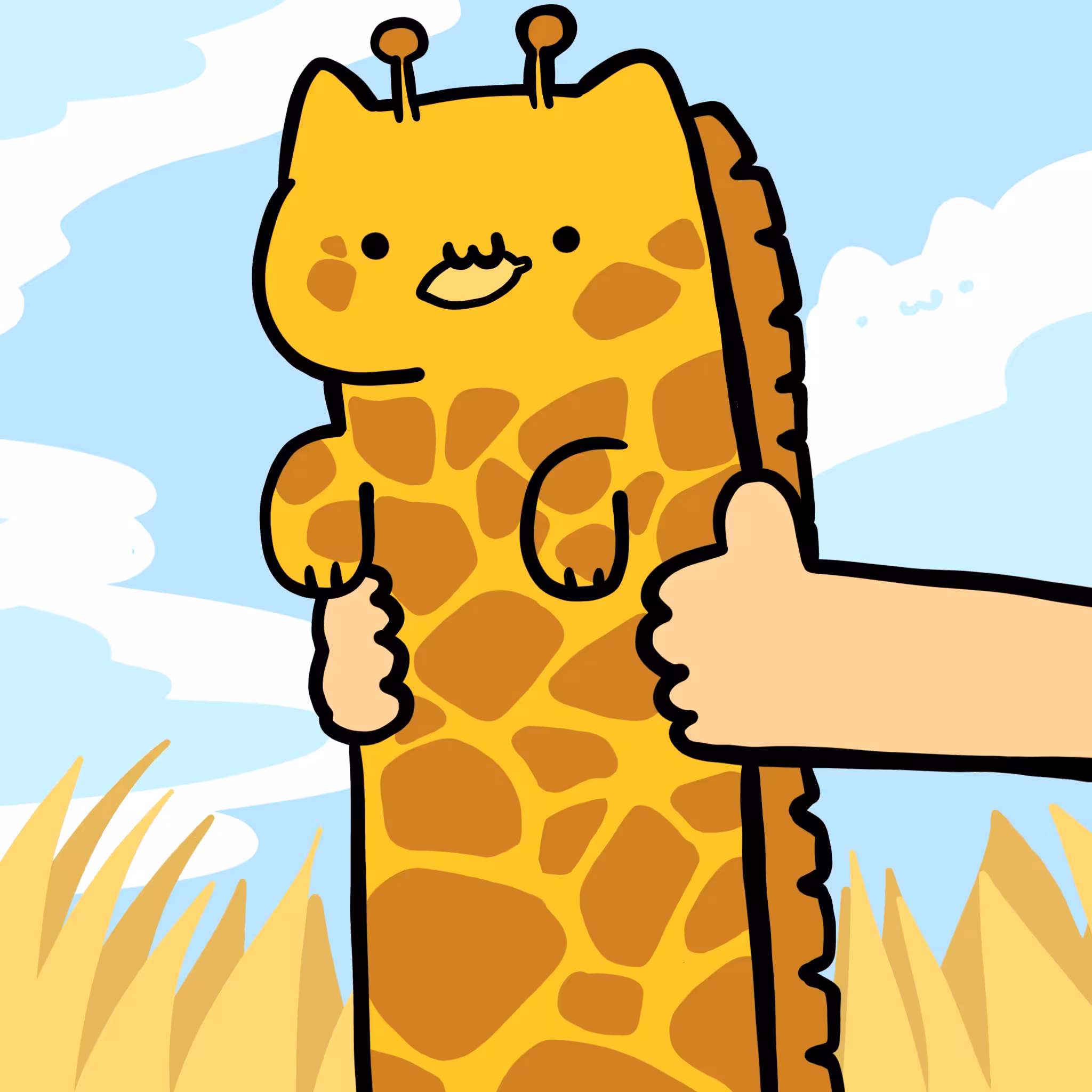 Long Long giraffe cat #0183
