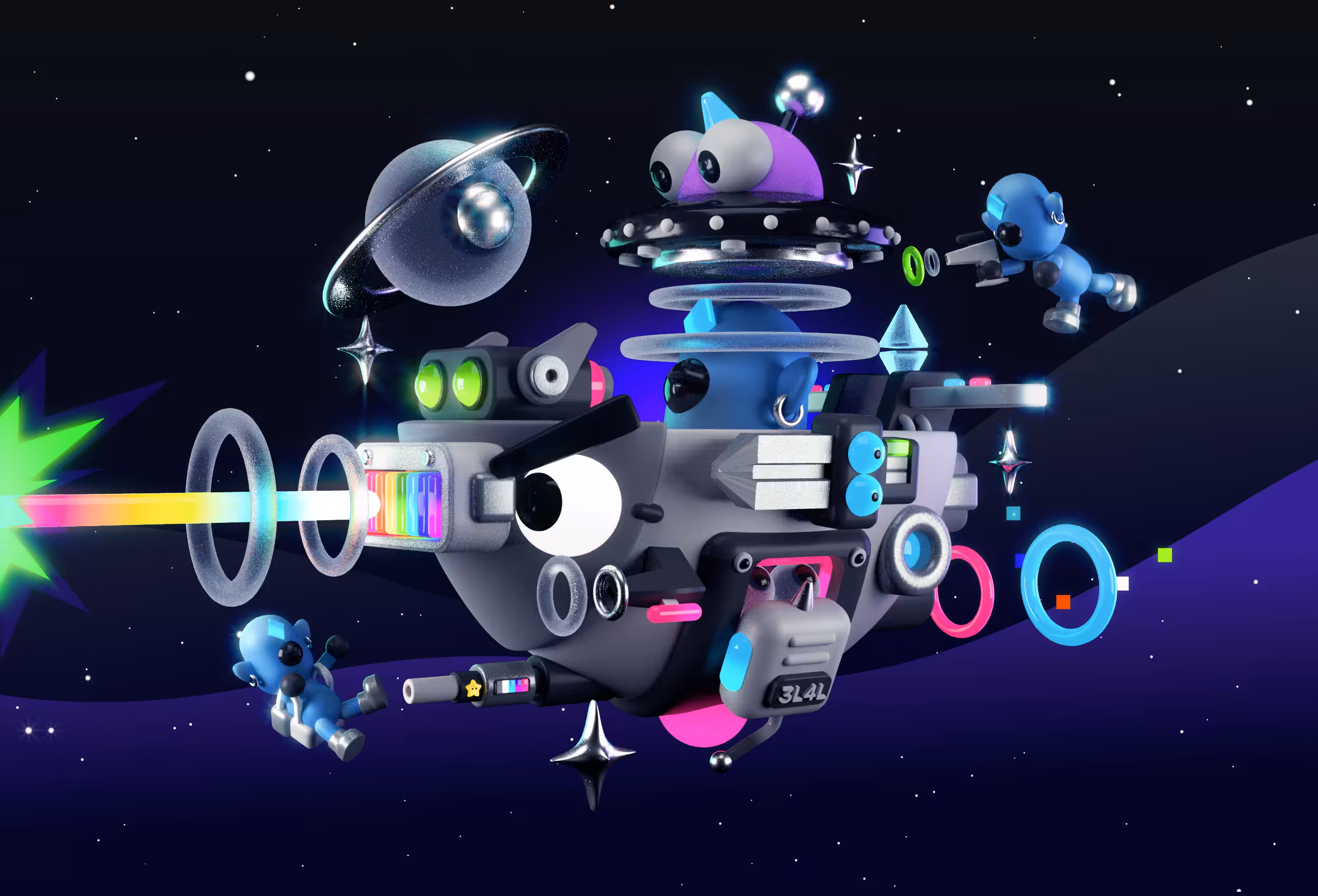 3Landers Superlanders Ship