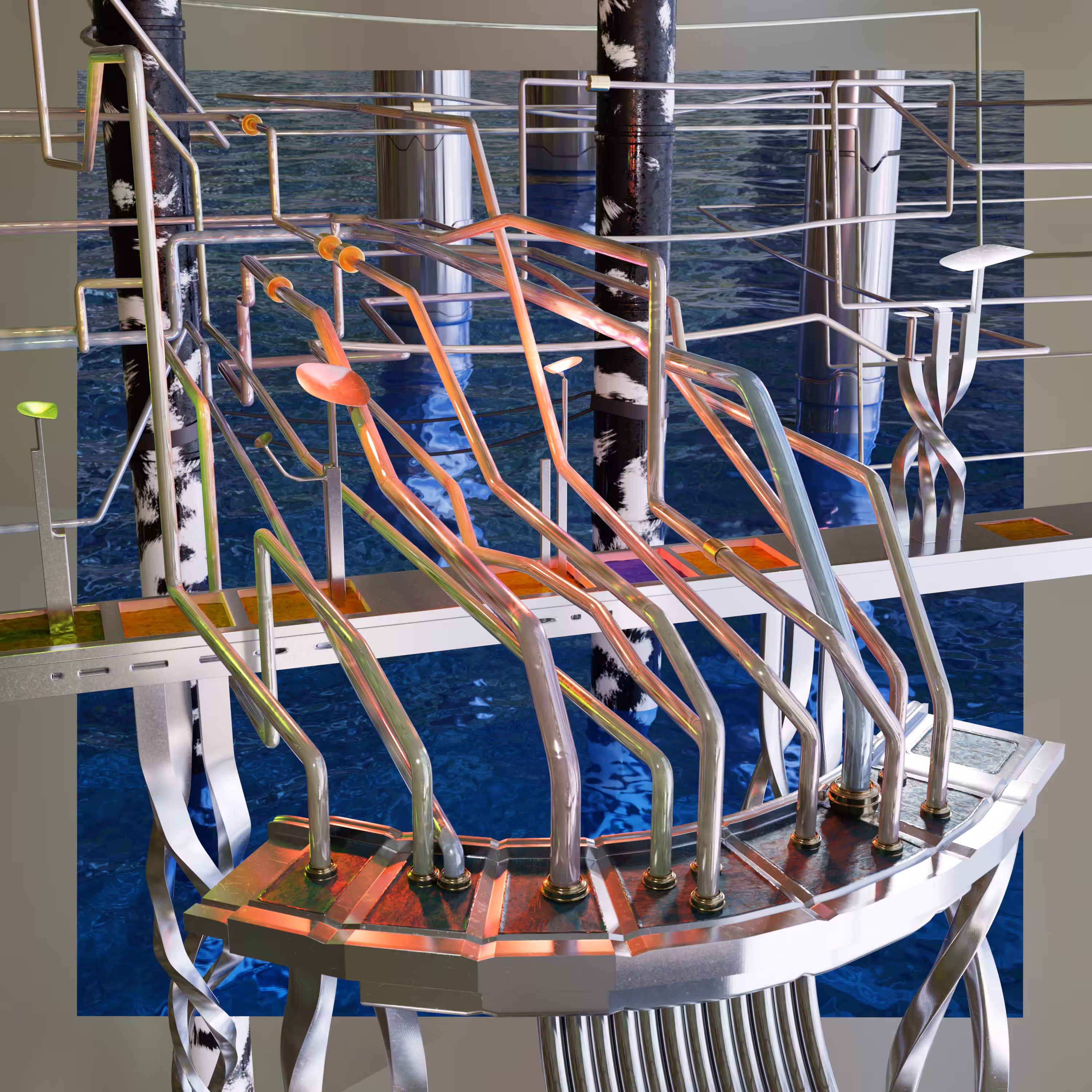 Gantry (With Pipes)